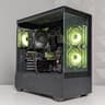Black RGB Gaming PC - Ryzen 5 5500 - RTX 5060