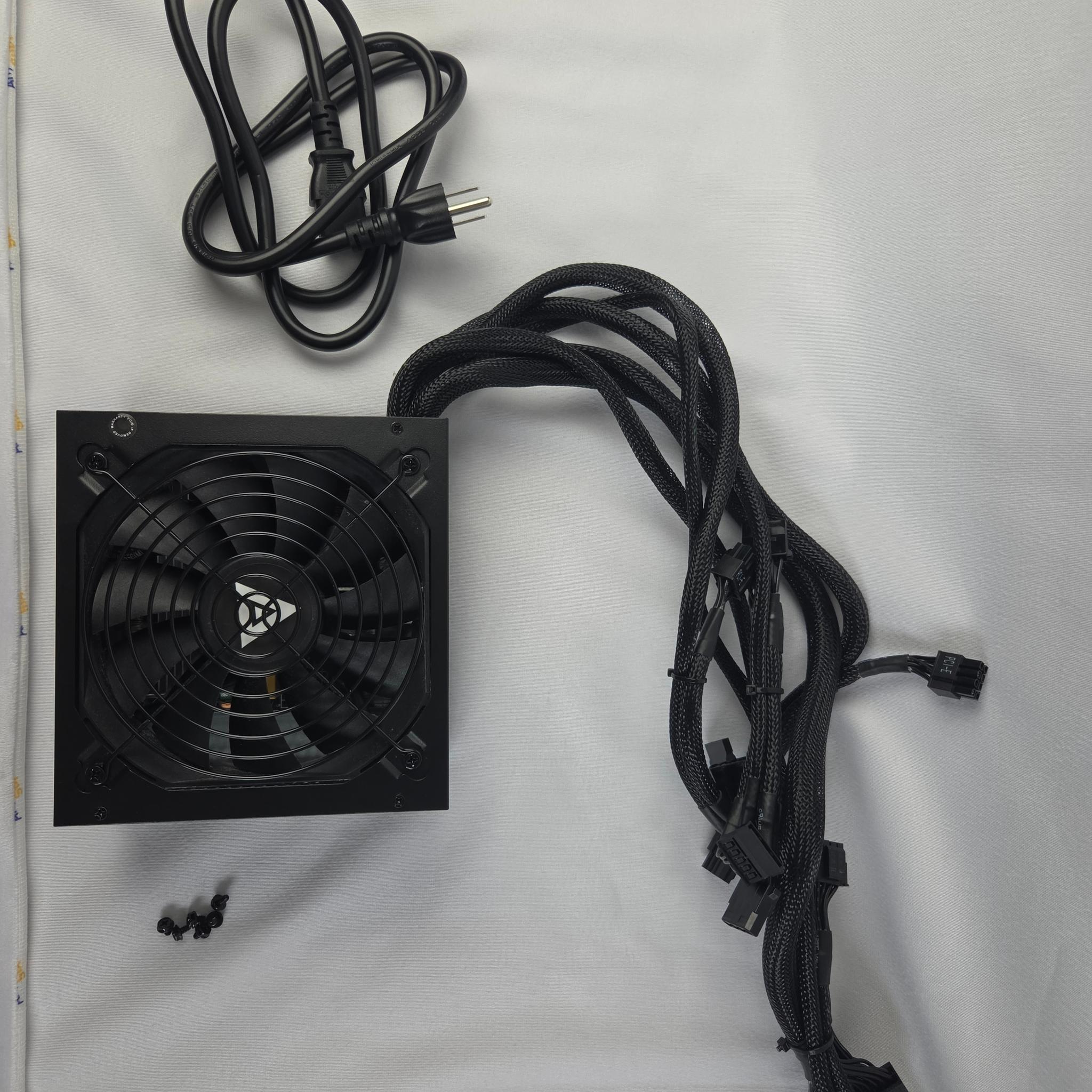 Apevia ATX-PR600W PC Power Supply 80+ Gold Certified Non-modular