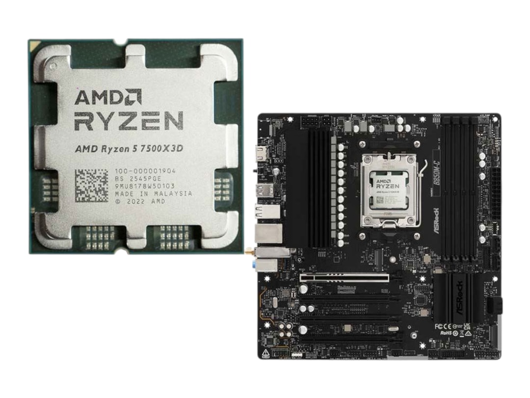 AMD Ryzen 5 7500X3D + Asrock B850M-C WI-FI (CPU + Motherboard