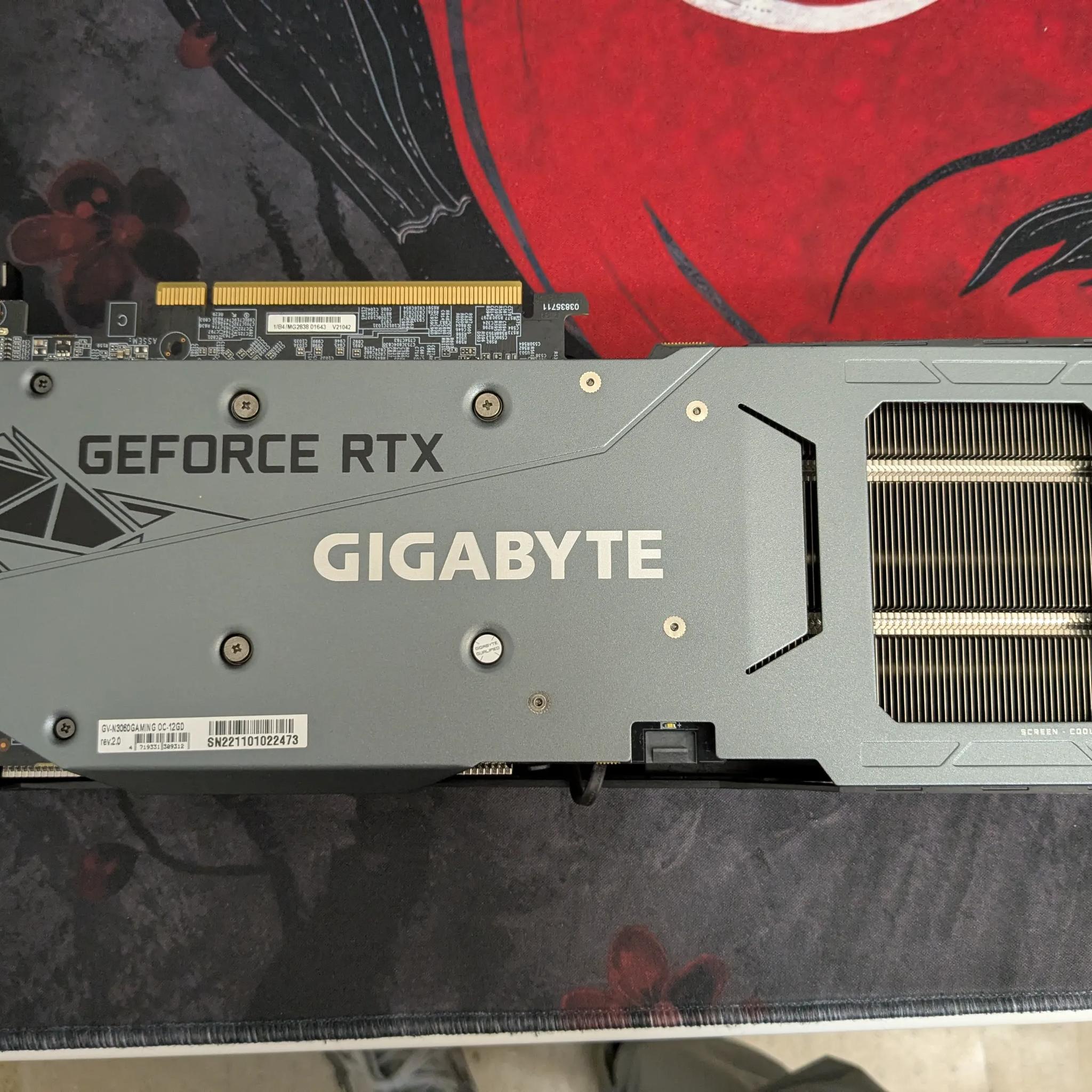 RTX 3060 12GB Gigabyte OC edition with Box