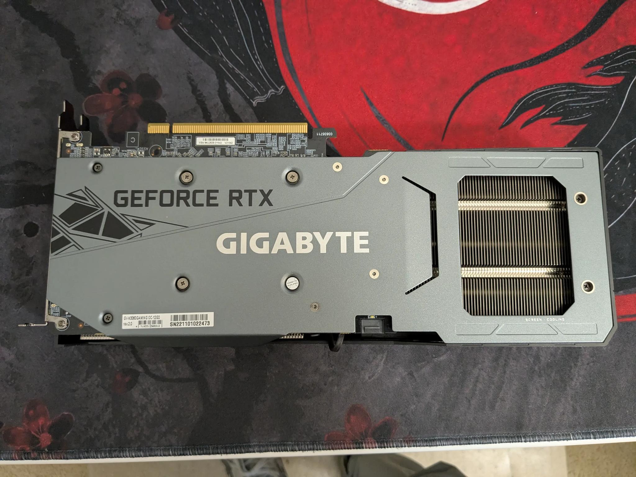 RTX 3060 12GB Gigabyte OC edition with Box