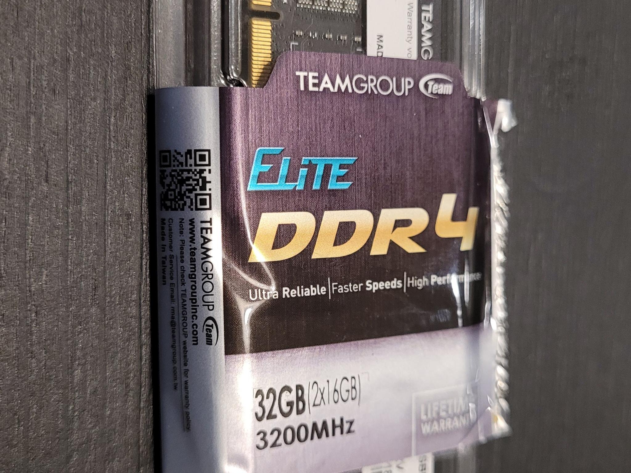 TEAMGROUP Laptop Memory 32GB DDR4 (2X16GB) 3200MHZ CL22 Elite DDR4