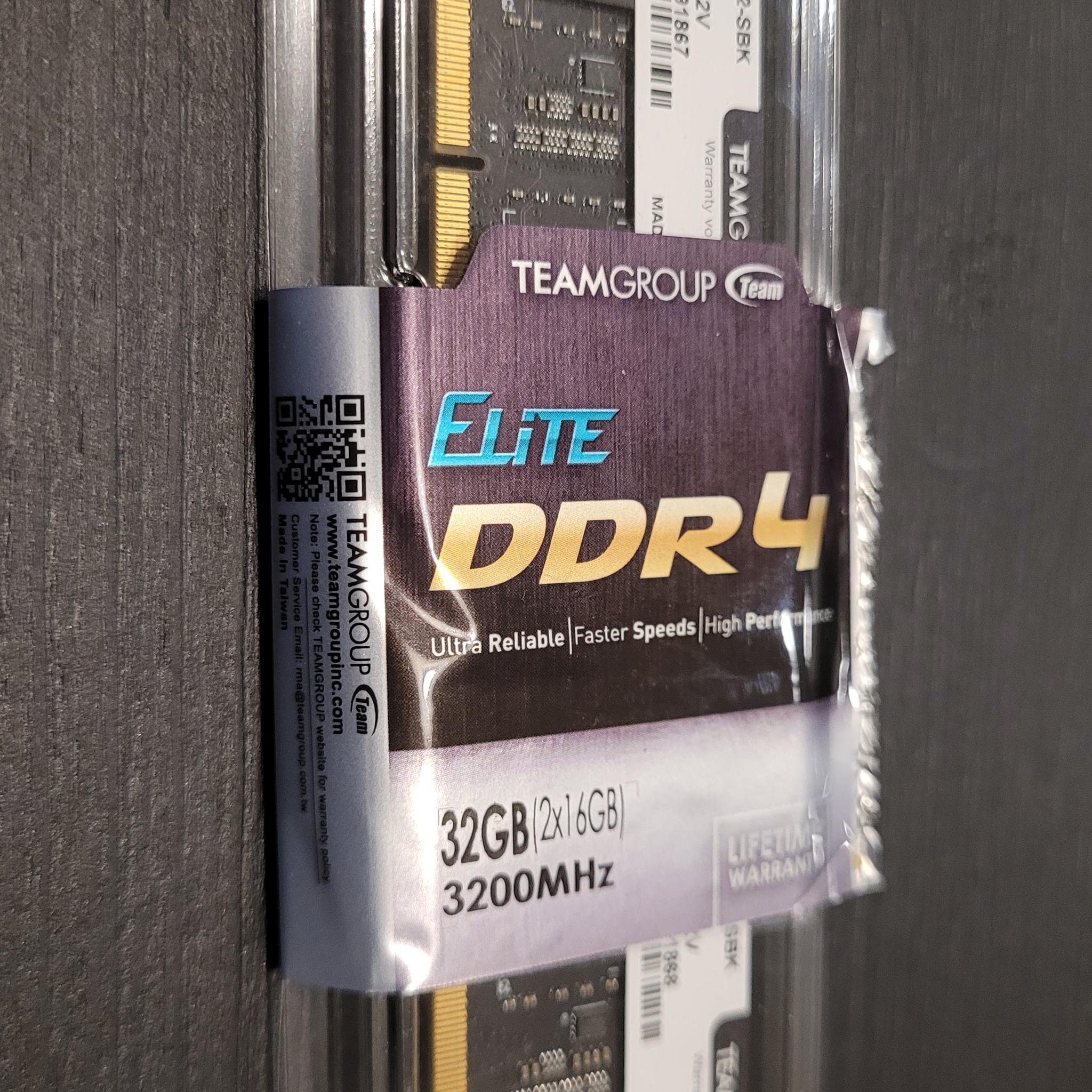 TEAMGROUP Laptop Memory 32GB DDR4 (2X16GB) 3200MHZ CL22 Elite DDR4