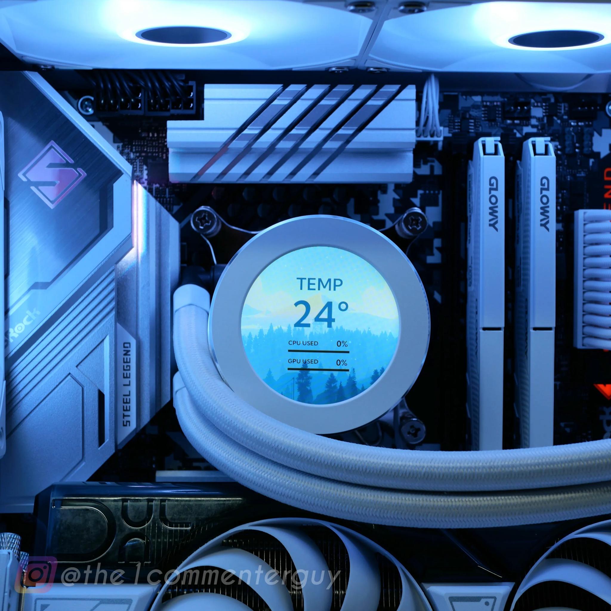 White RTX 4070, 12600kf, 32gb ram, 1tb Gen 4.0 nvme aRGB pc build
