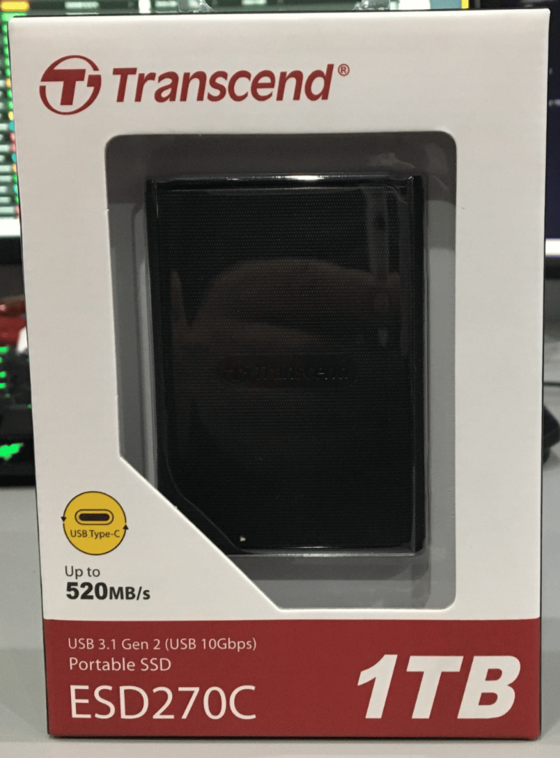 Transcend ESD270C 1TB Portable External SSD USB-C TS1TESD270C