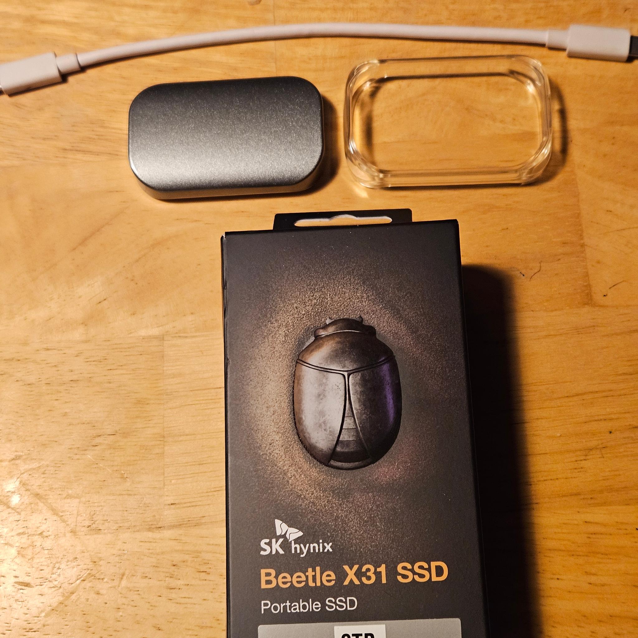 Sk hynix Beetle X31 Portable 2TB SSD Grey with DRAM
