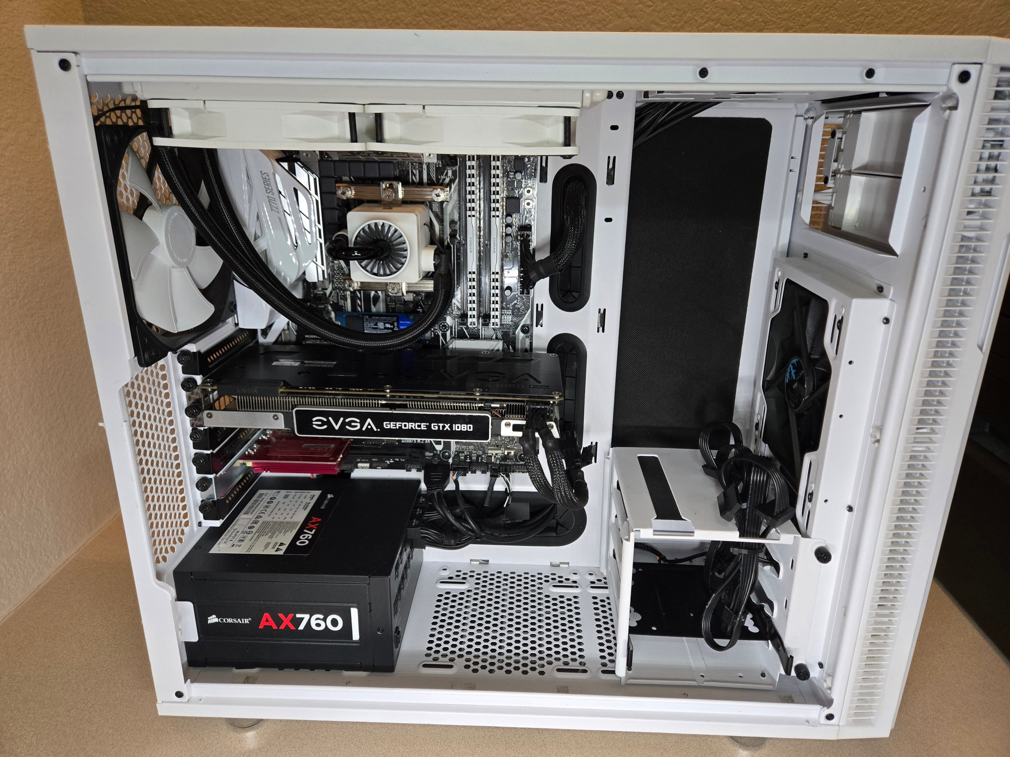 Custom White Gaming Rig | Intel i7-7700K + NVIDIA EVGA GTX 1080 SC – Built to Dominate