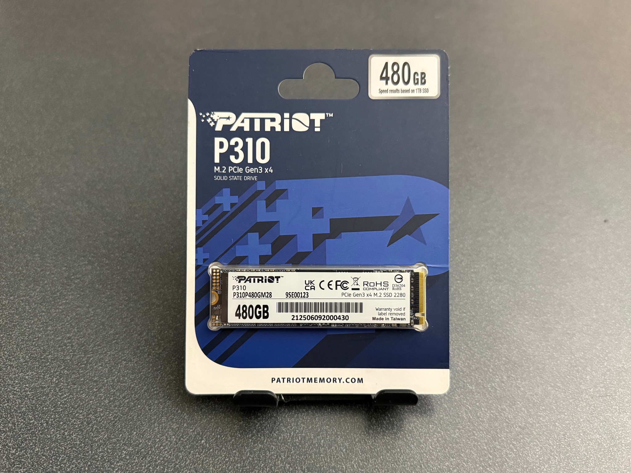 NEW 480GB Patriot P310 NVMe M.2 SSD