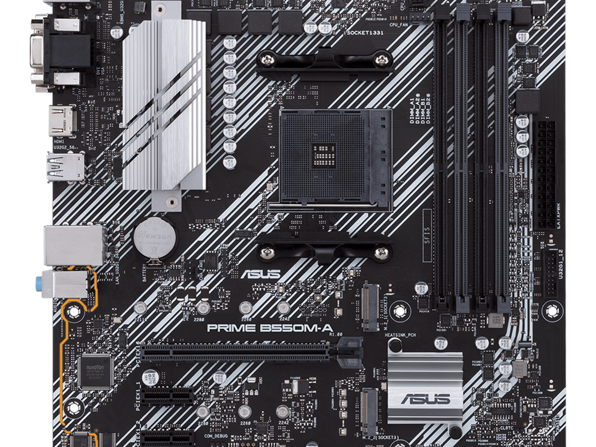 ASUS PRIME B550M-A/CSM AMD Socket B550 AM4 MicroATX M.2 Desktop Motherboard A