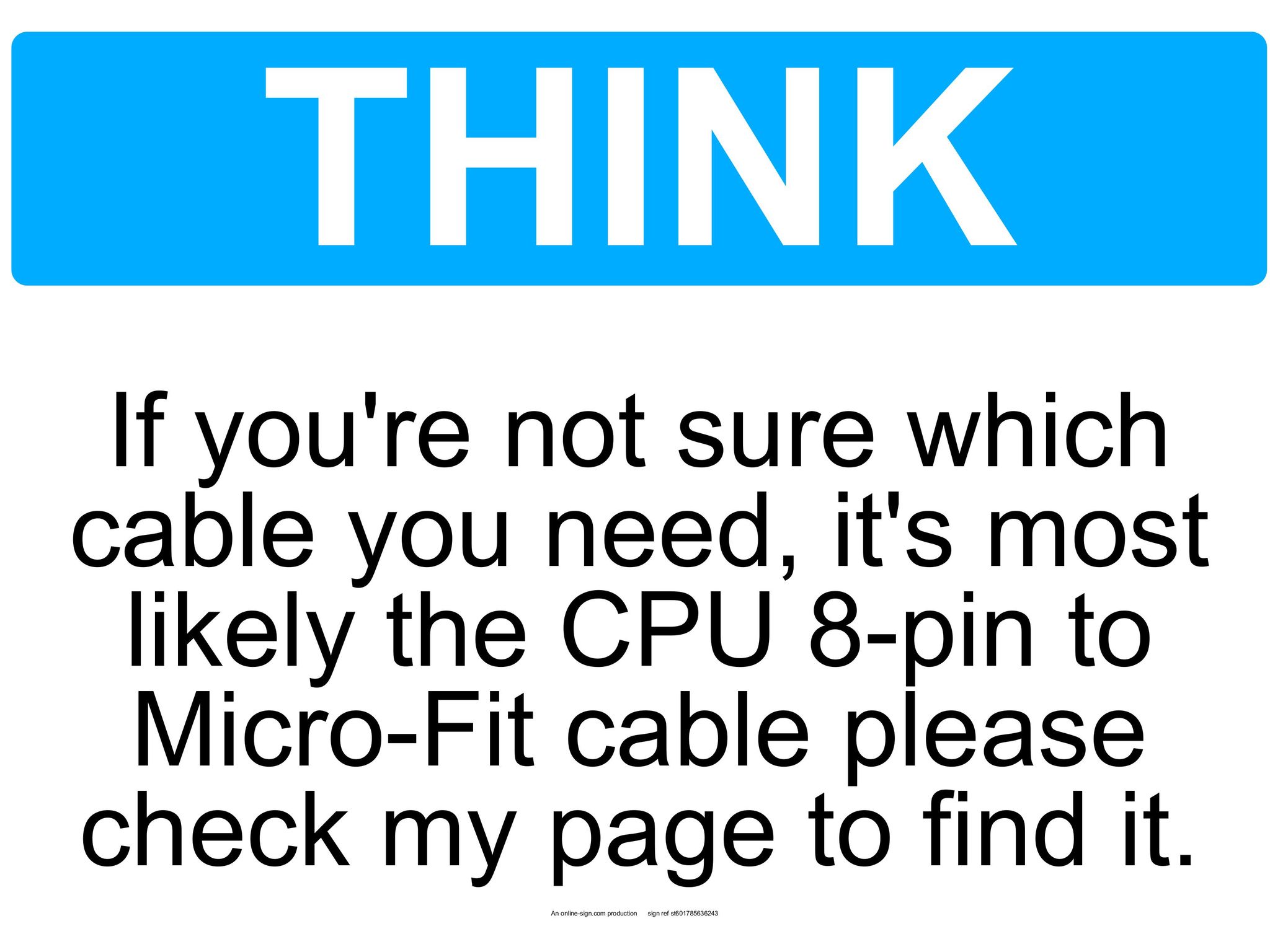 Bc250 power cables