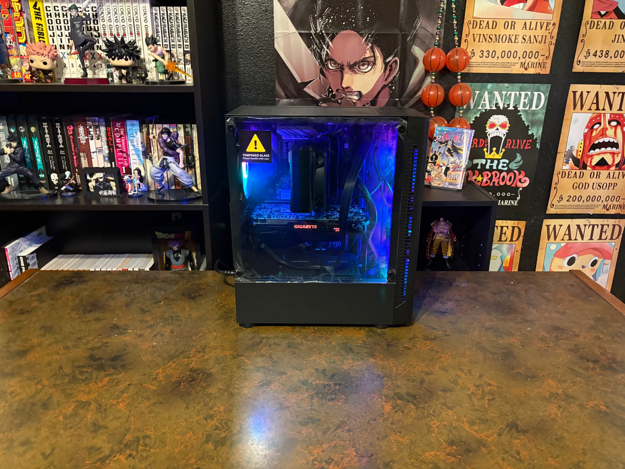 Gaming PC AMD Ryzen 5 3600 GTX 1080 RGB Glass Panel Windows 11 Smooth Gameplay