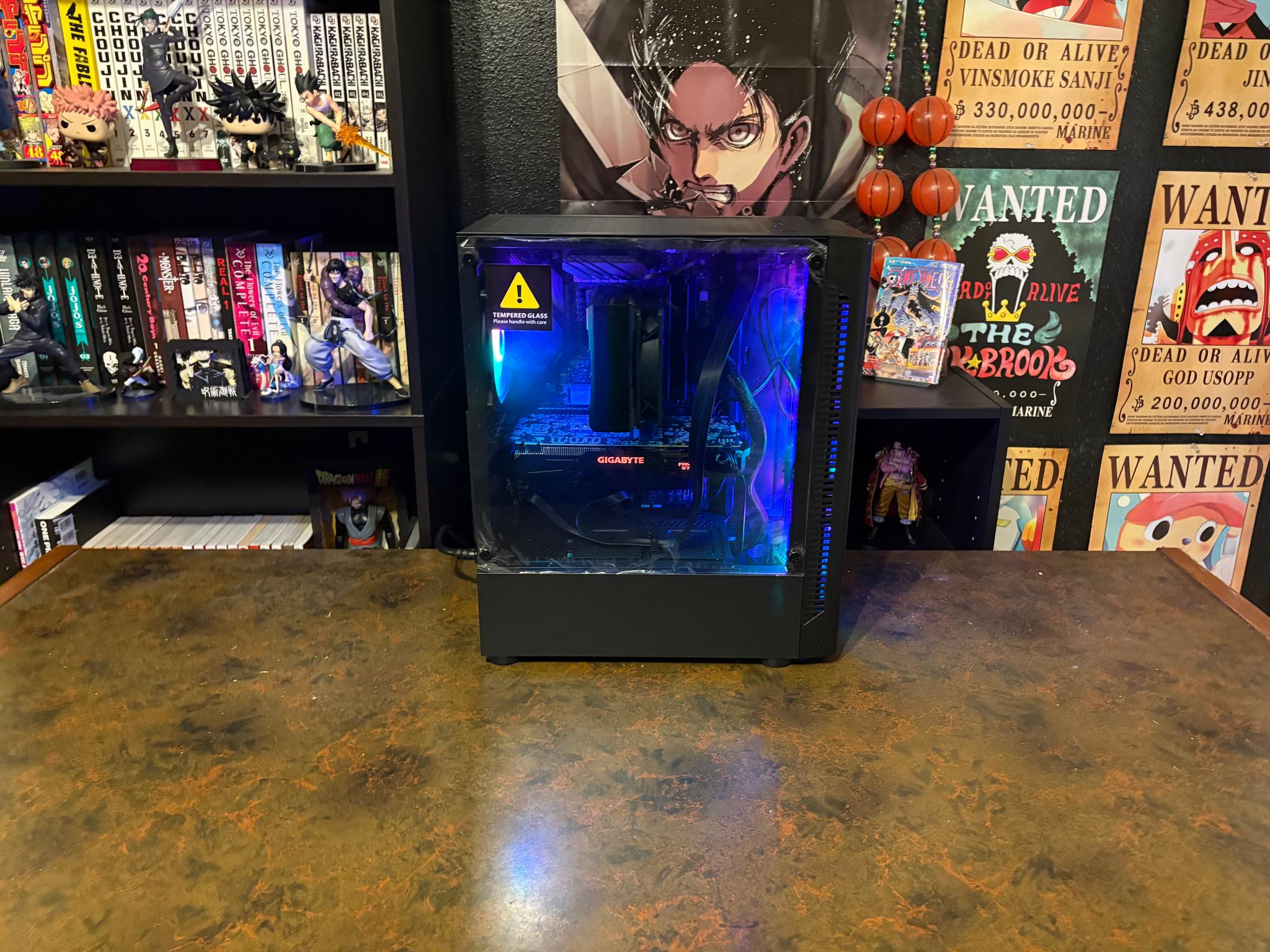 Gaming PC AMD Ryzen 5 3600 GTX 1080 RGB Glass Panel Windows 11 Smooth Gameplay