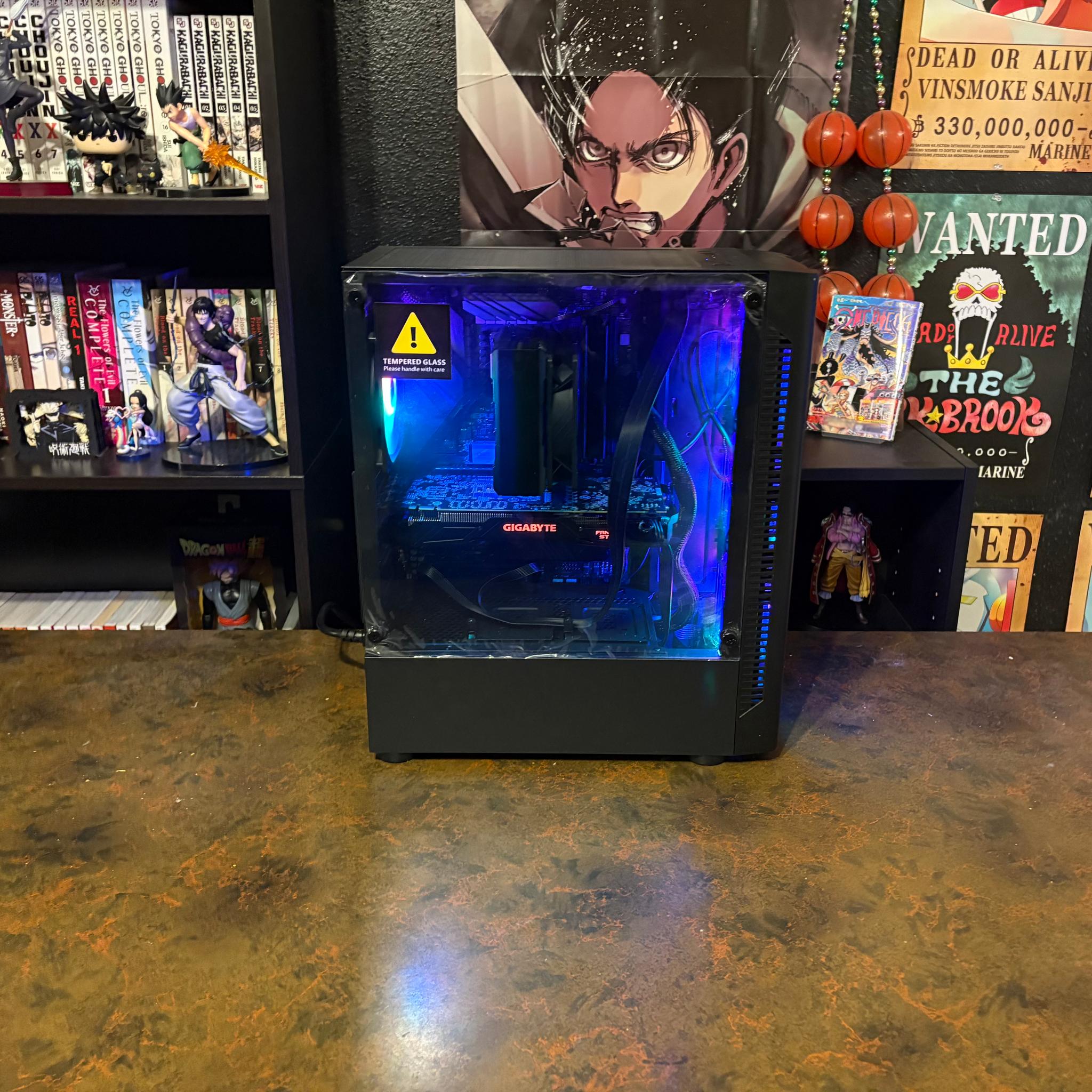Gaming PC AMD Ryzen 5 3600 GTX 1080 RGB Glass Panel Windows 11 Smooth Gameplay