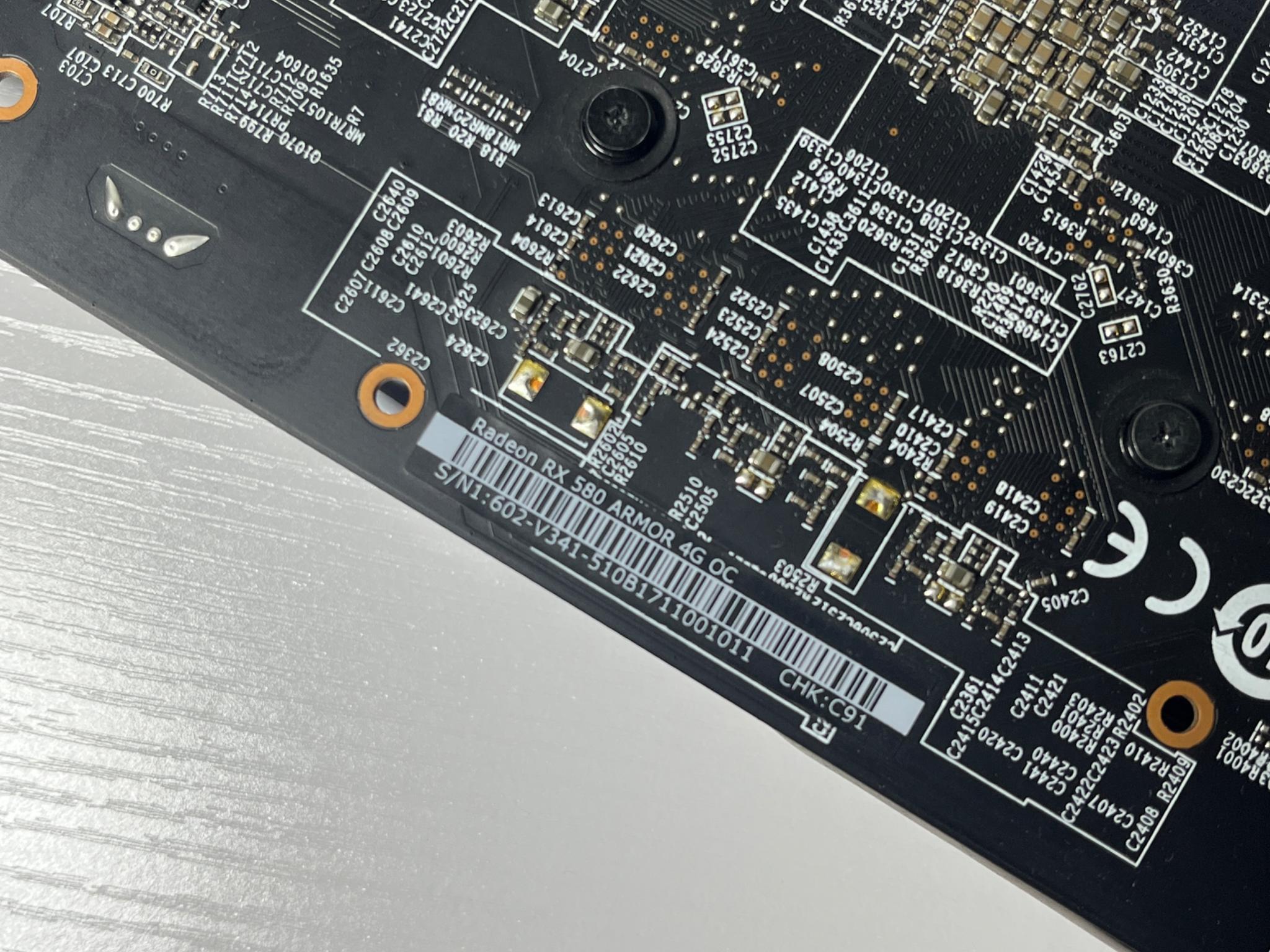 MSI RX 580 ARMOR 4GB OC