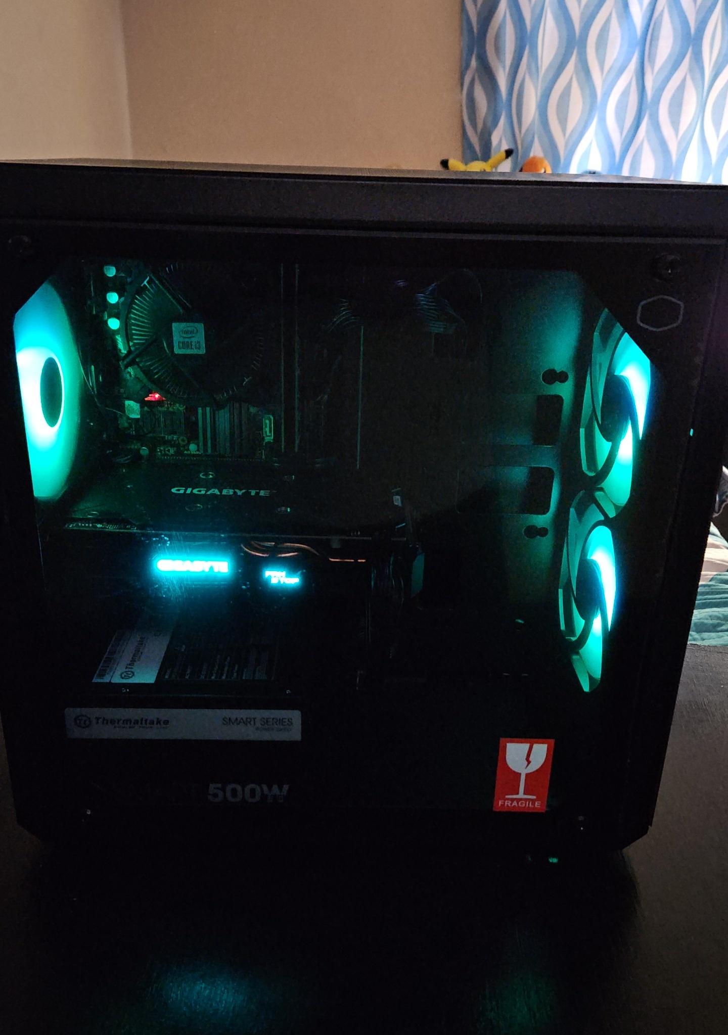 Budget 1080p gaming pc I7 RX 580
