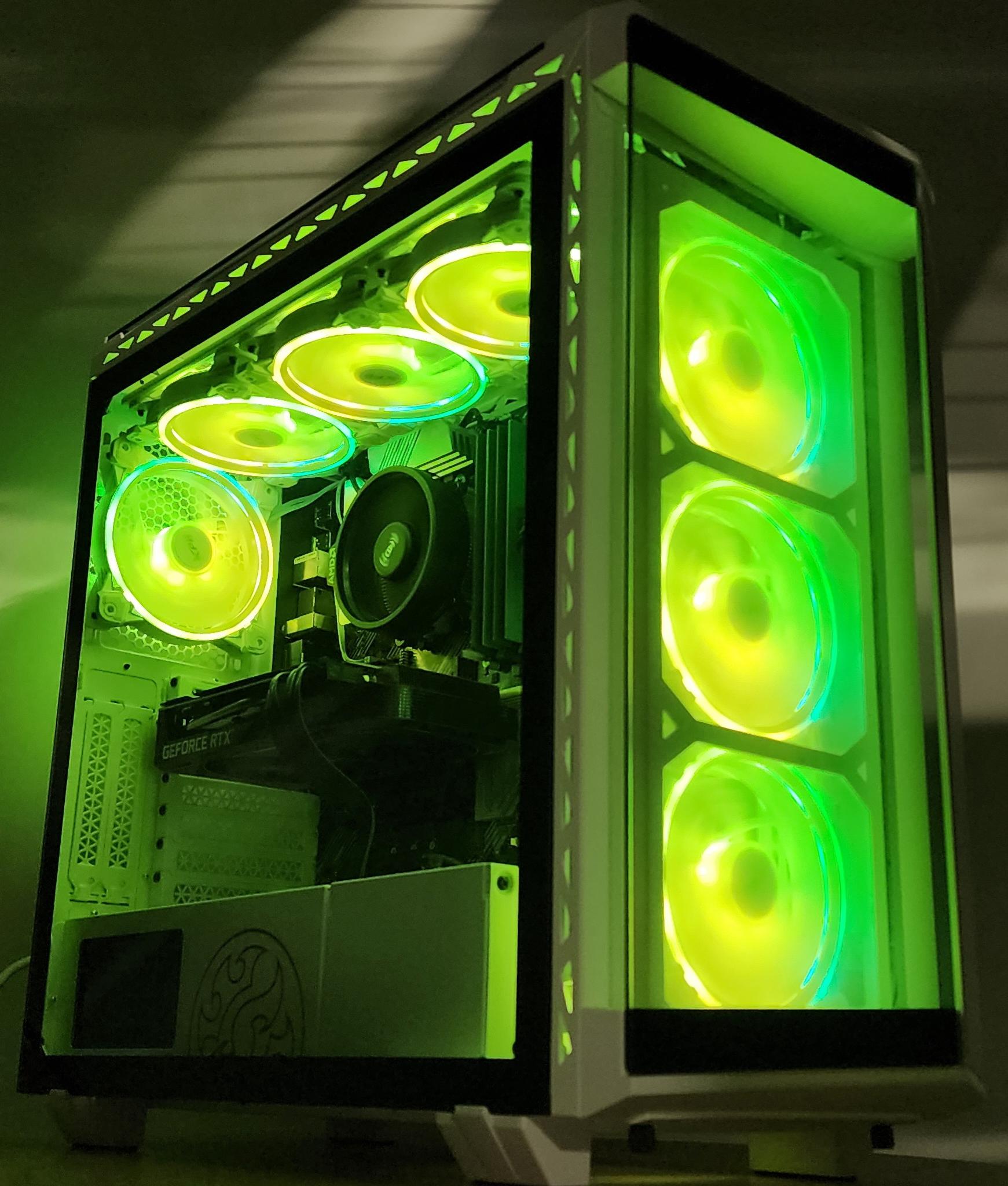 Gaming PC Ryzen 5 5500 16GB RAM 500GB SSD RTX 3060 Ti 8GB Windows 11 Computer