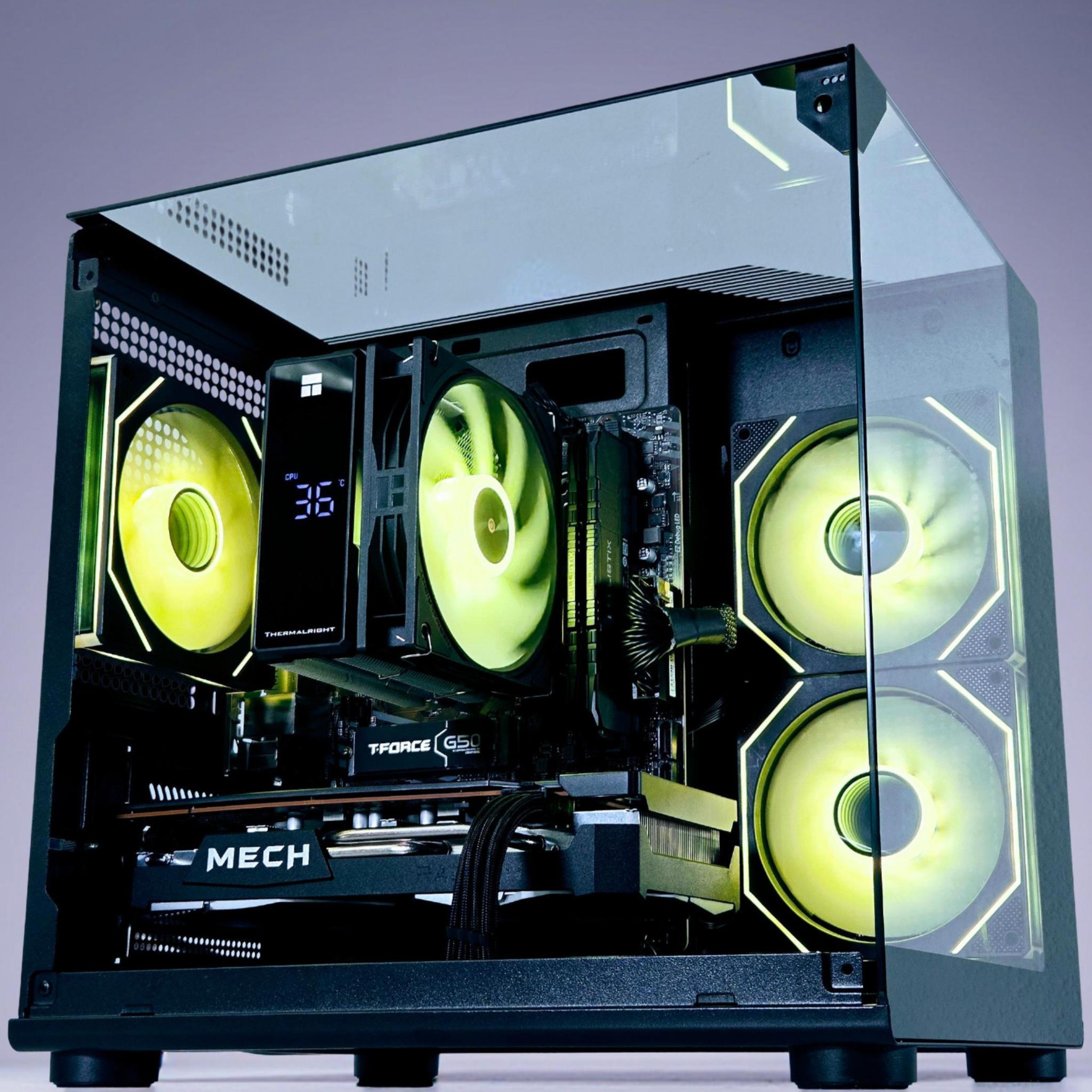 ✨🟥🎮All AMD Gaming PC🔴AMD RX 6600 8GB🔴AMD Ryzen 5 3600 6 core🔴16GB DDR4🔴512GB NVME