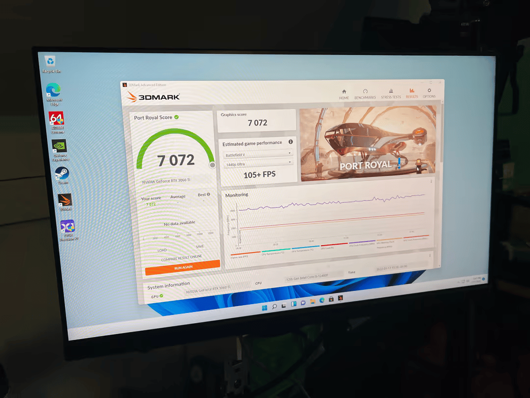 "The Gentleman" RTX 3060ti 12400f GAMING PC
