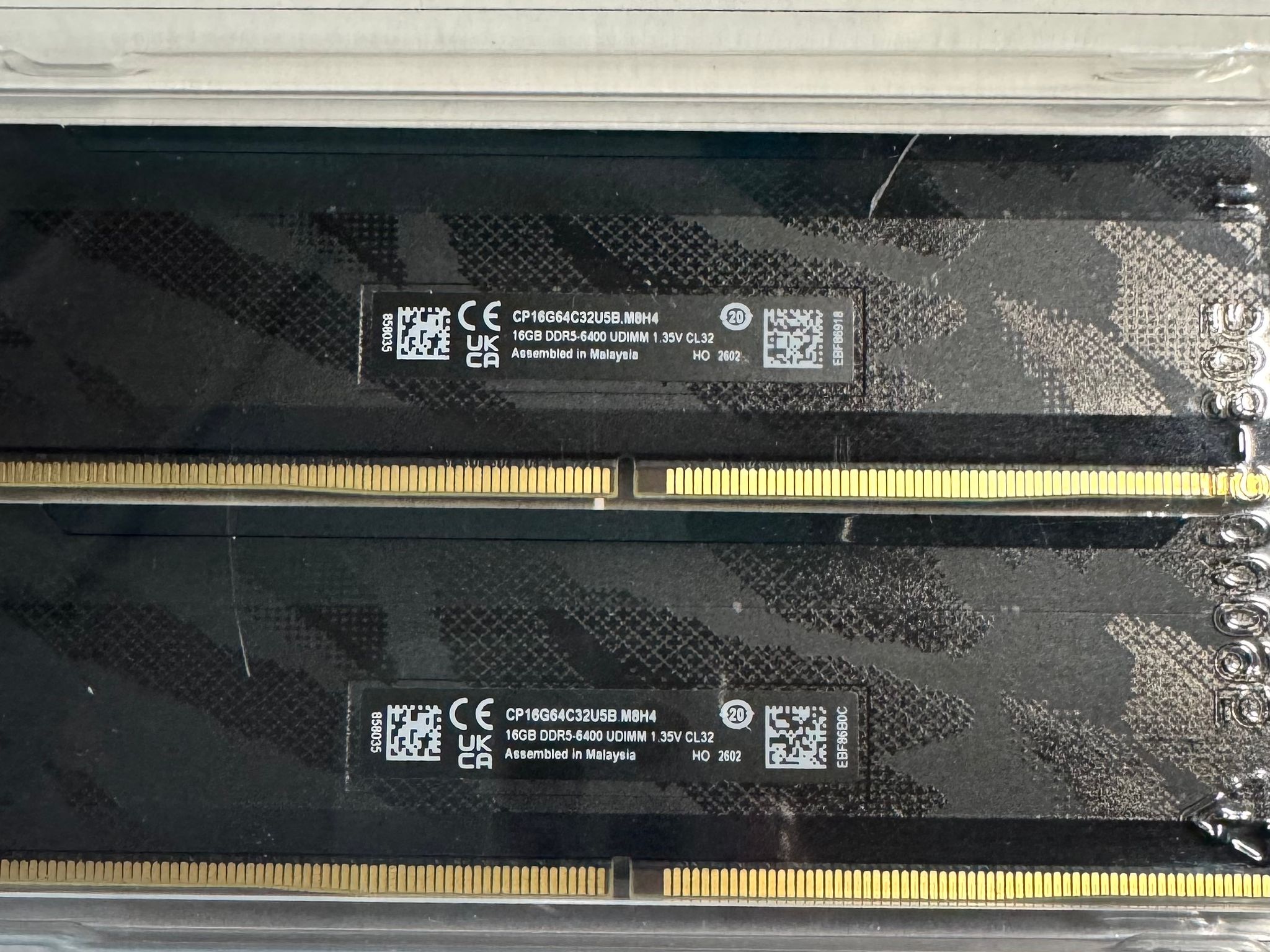 Crucial Pro 32GB (2 x 16GB) DDR5-6400 CL32 CP2K16G64C32U5B