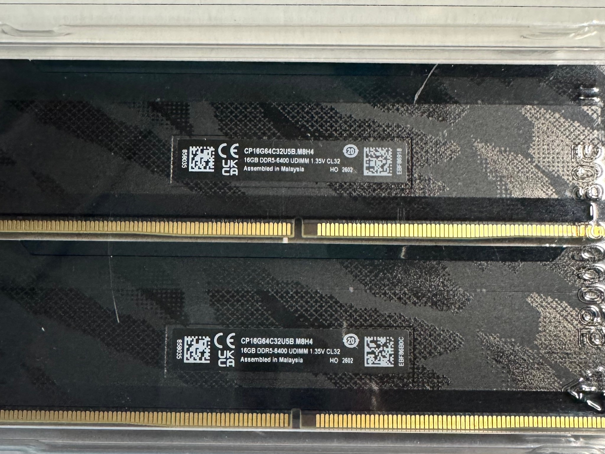 Crucial Pro 32GB (2 x 16GB) DDR5-6400 CL32 CP2K16G64C32U5B