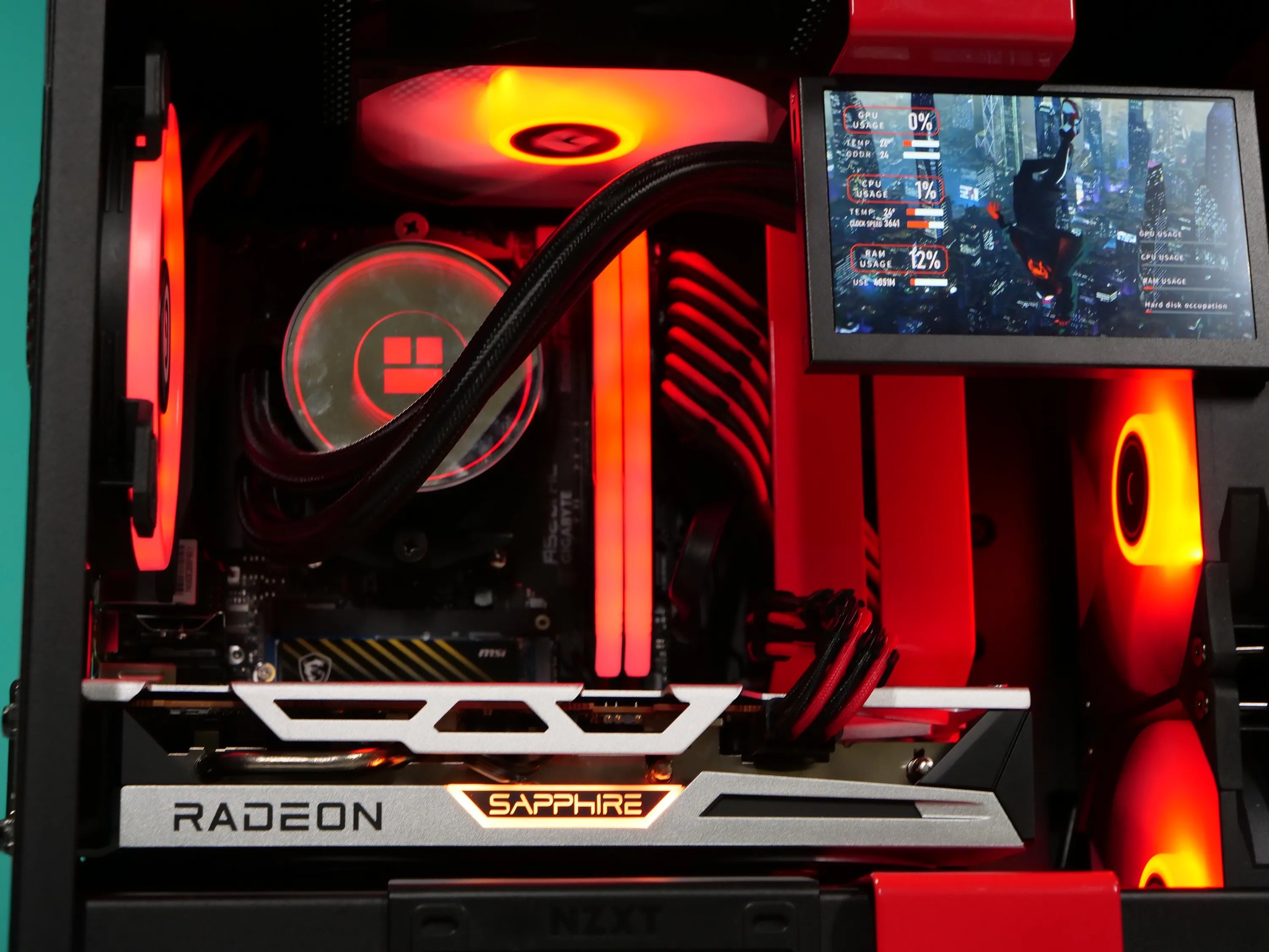 UCW Ready to Play "Seeing Red MK2" ITX Build (Ryzen 5-5600x + RX6600XT 8gb + 32gb RAM) Free Ship!