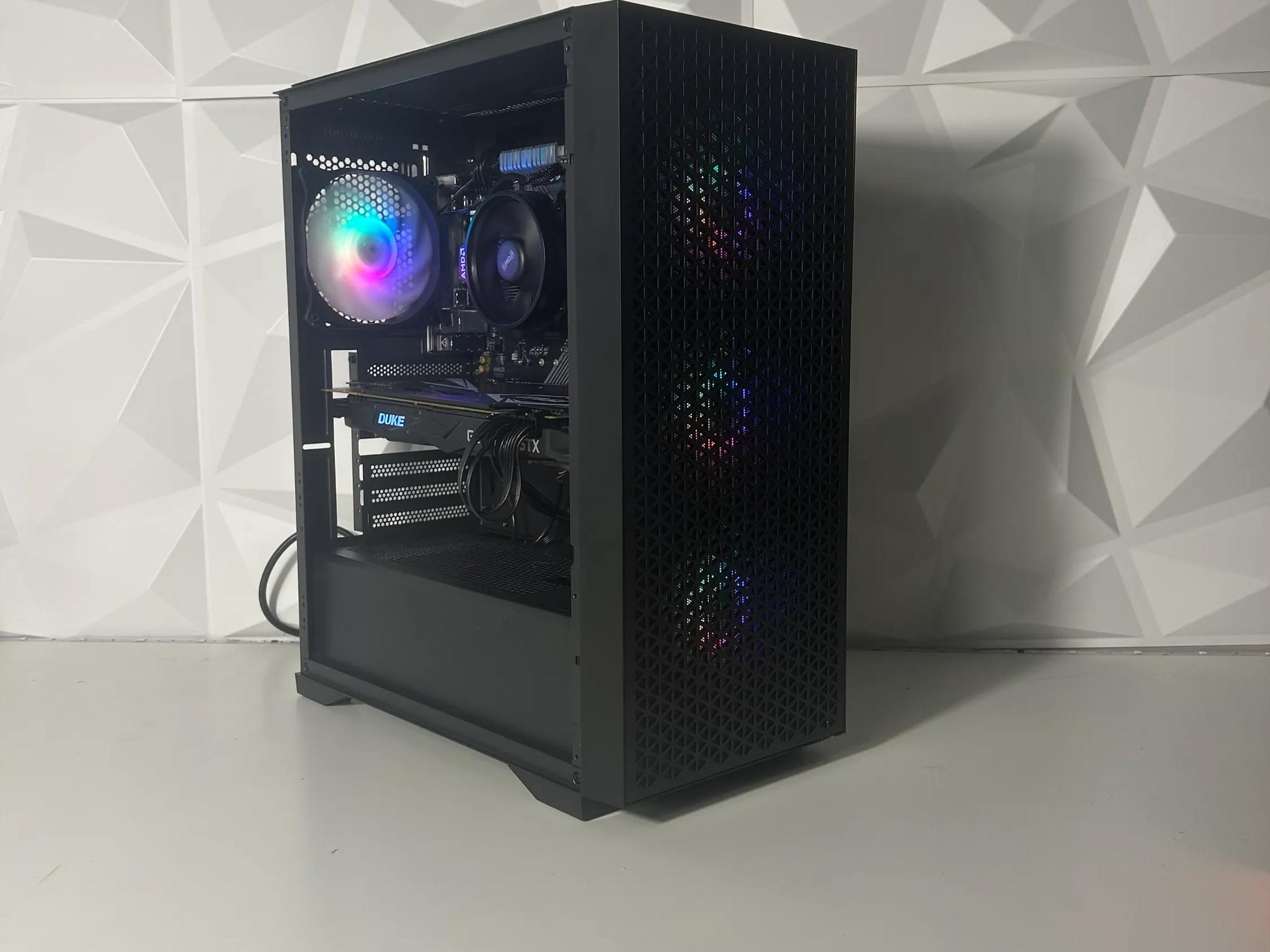 RTX 3070 - 🔥Volcano Peak V2🔥 Gaming PC Ryzen 5 2600 | RTX 3070 8GB | 16GB DDR4