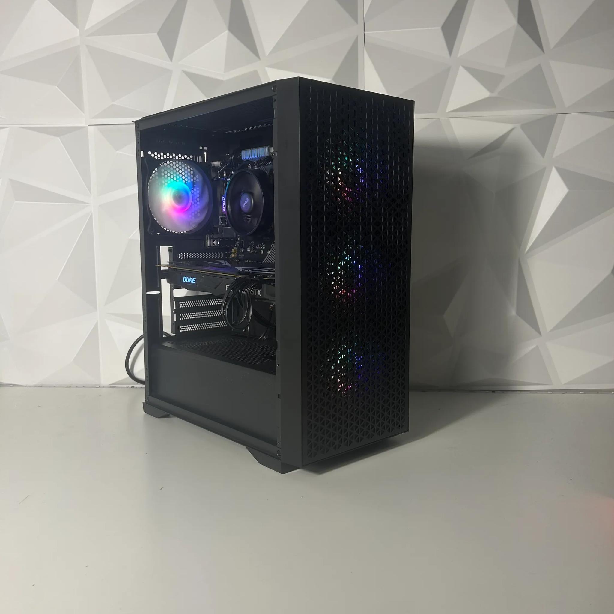 RTX 3070 - 🔥Volcano Peak V2🔥 Gaming PC Ryzen 5 2600 | RTX 3070 8GB | 16GB DDR4