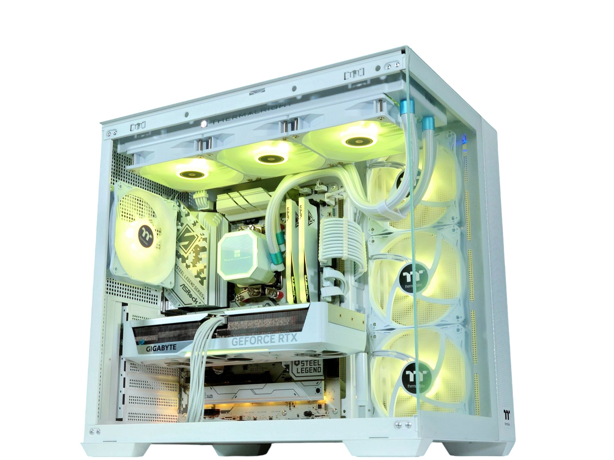 🧊🌊Glacius ❄️Gaming PC❄️Nvidia RTX 5070 12GB❄️AMD Ryzen 7 7700❄️32GB DDR5❄️1TB NVME