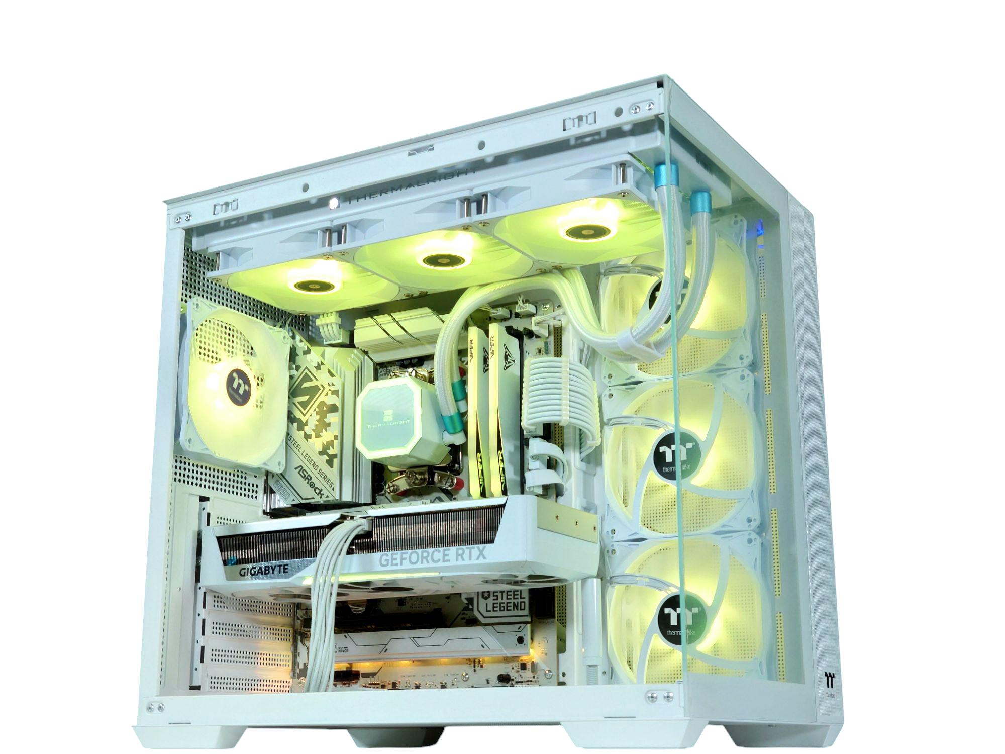 🧊🌊Glacius ❄️Gaming PC❄️Nvidia RTX 5070 12GB❄️AMD Ryzen 7 7700❄️32GB DDR5❄️1TB NVME