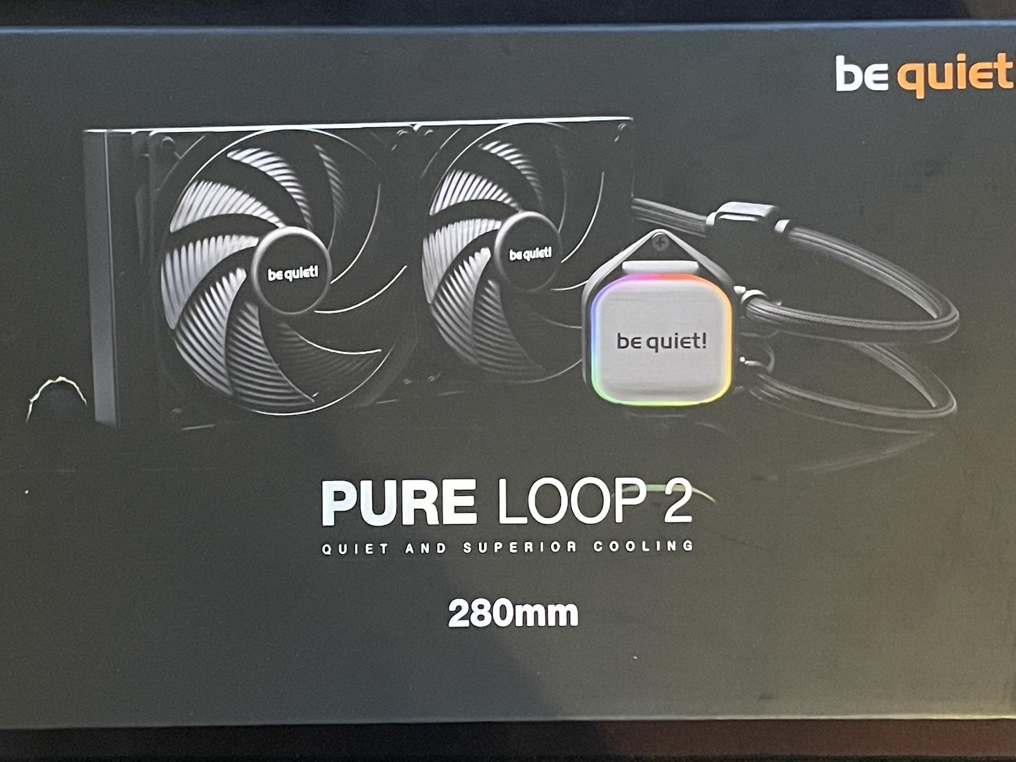 be quiet! Pure Loop 2 280mm AIO with 2x Pure Wings 3 Fans
