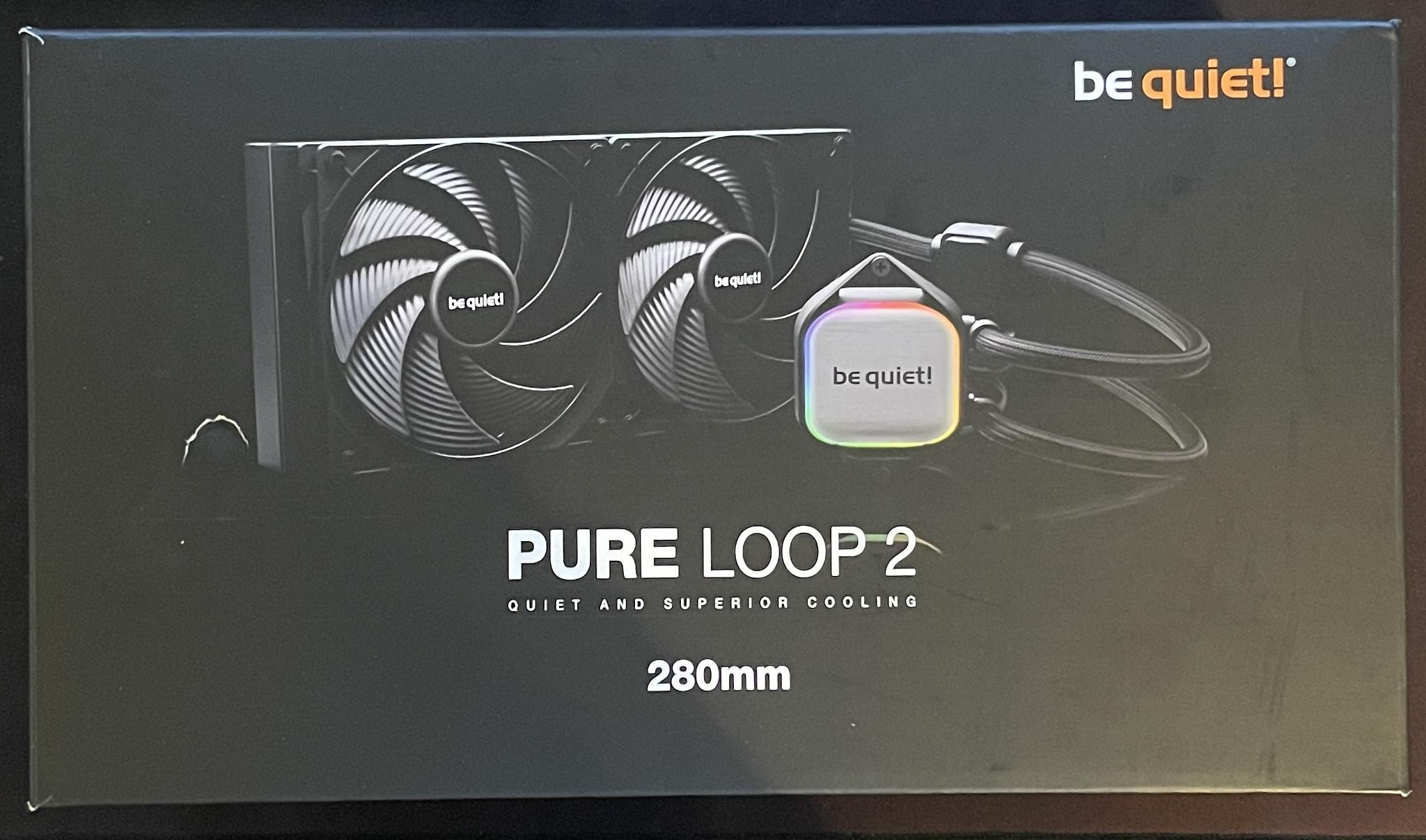 be quiet! Pure Loop 2 280mm AIO with 2x Pure Wings 3 Fans