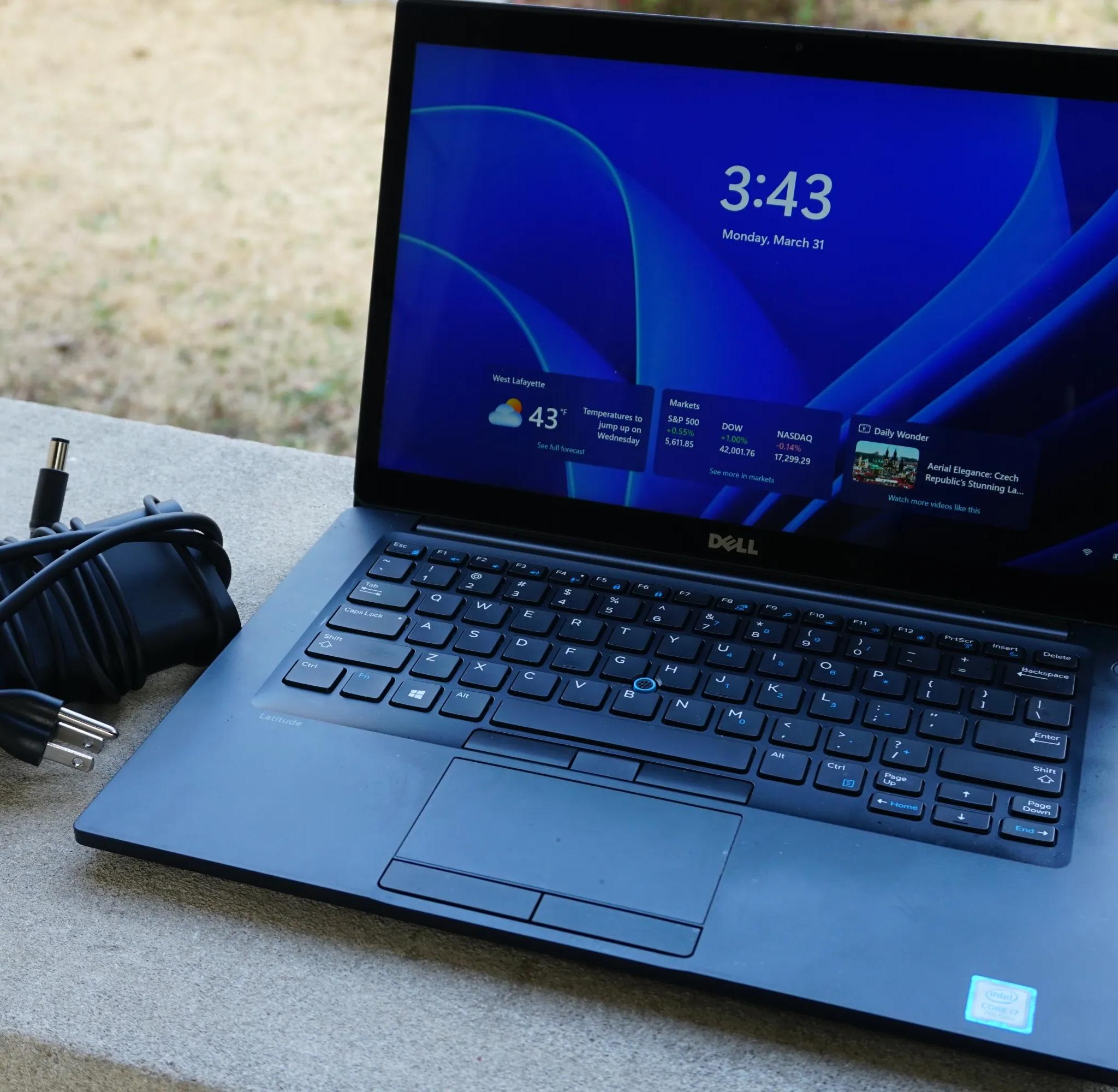 Dell Latitude 7480 Laptop | i7-7600U | 8GB RAM | 512GB SSD | Windows 11