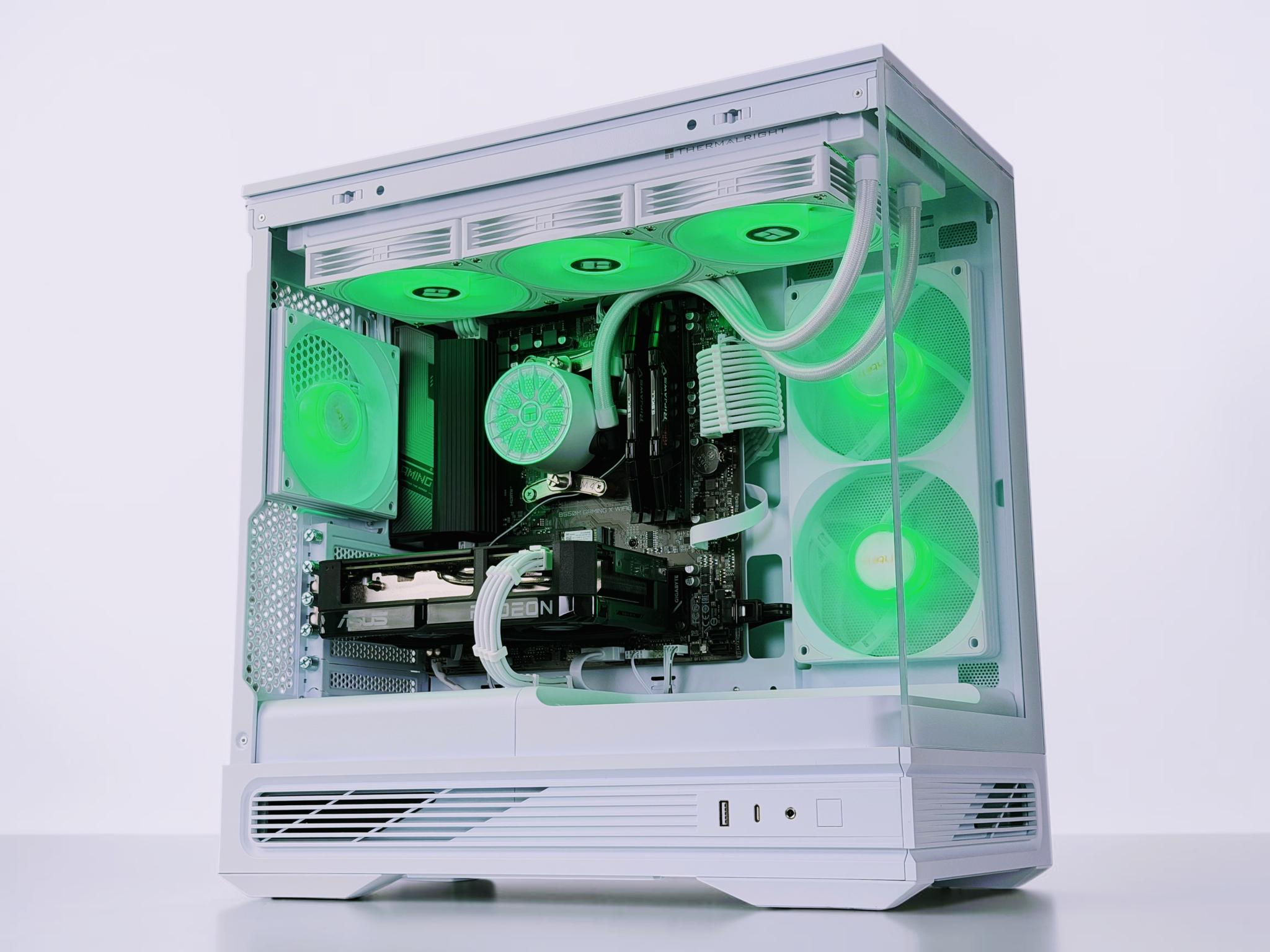 💧🧬Liquid Cooled Gaming PC🚀 AMD RX 7900 GRE 16GB🚀Intel 13500T 14 core🚀 32GB DDR4🚀 1TB SSD