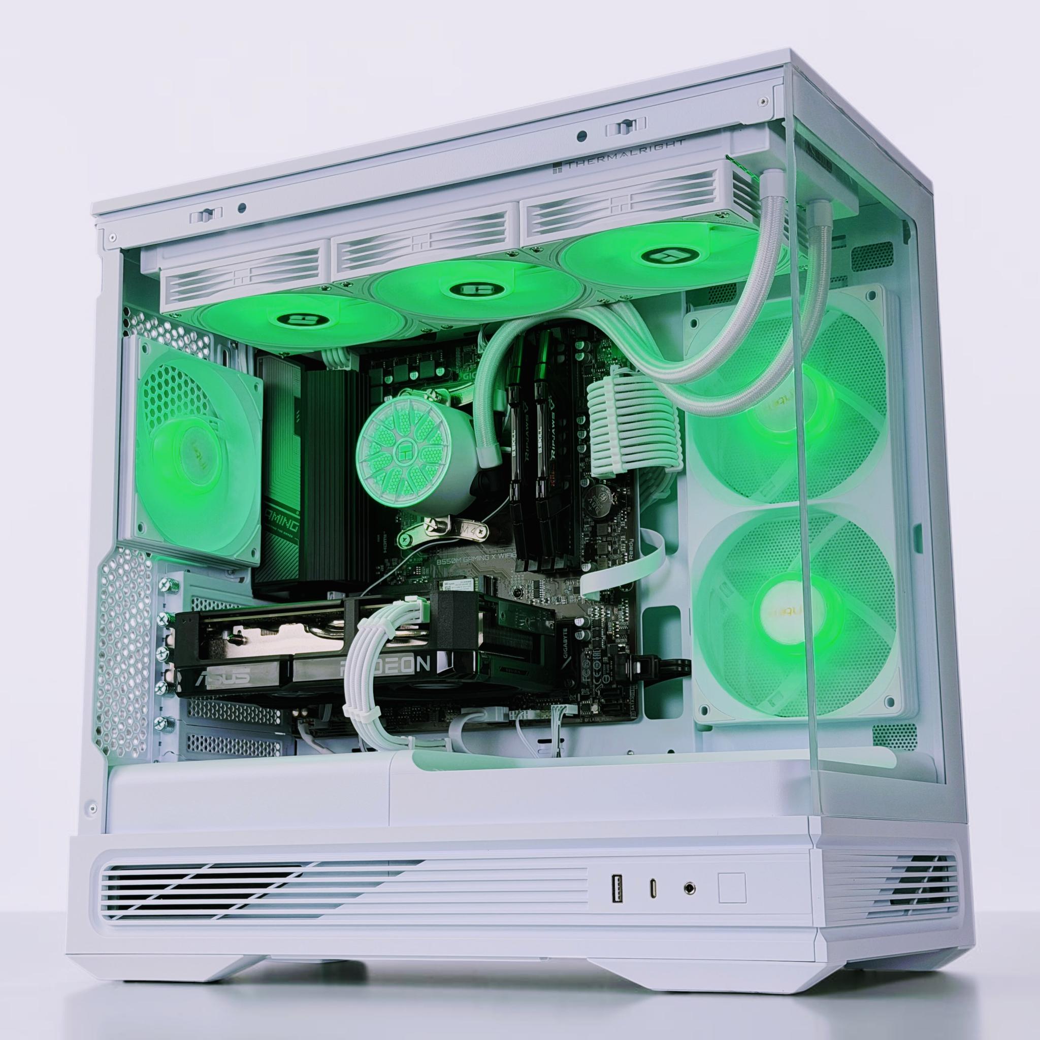 🌬️🌨️Gaming PC❄️ AMD RX 7900 GRE 16GB❄️ Intel 13500T 14 core❄️ 32GB DDR4❄️ 1TB NVME