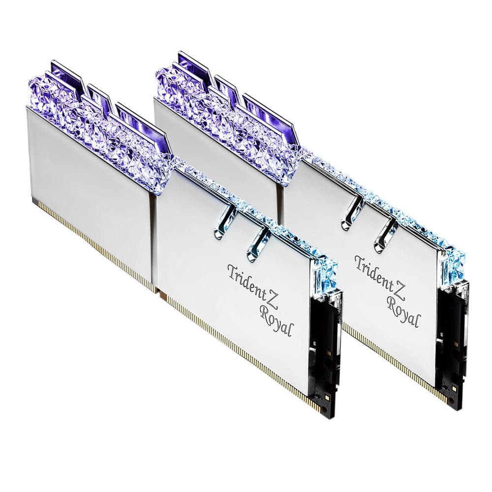 G.Skill Trident Z Royal RGB 16GB (2 x 8GB) DDR4-3600 PC4-28800 CL18 Dual-Channel Desktop Memory Kit