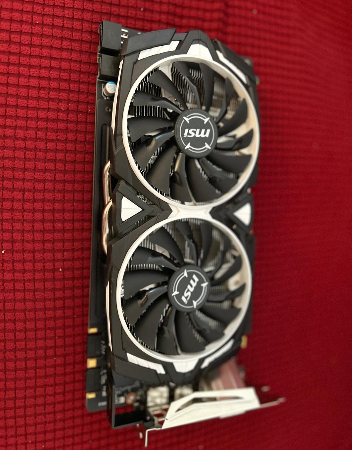 MSI GTX 1080 ARMOR 8G GeForce GDDR5X PCI Express 3.0 x16 HDCP Ready SLI Support ATX Video Card