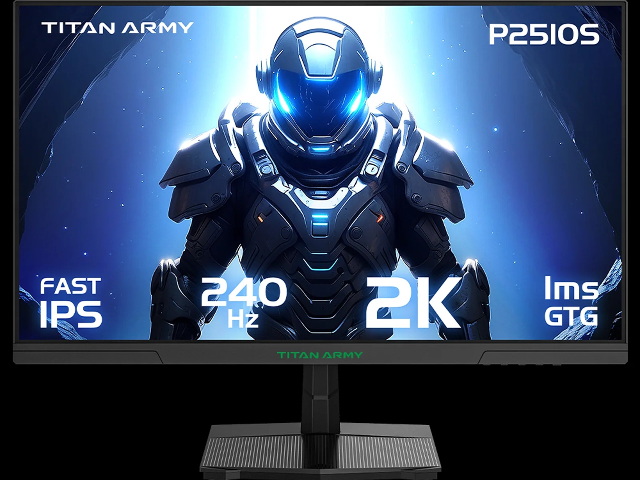 Titan Army 24.5in 1440p 240Hz LCD gaming monitor (P2510S)
