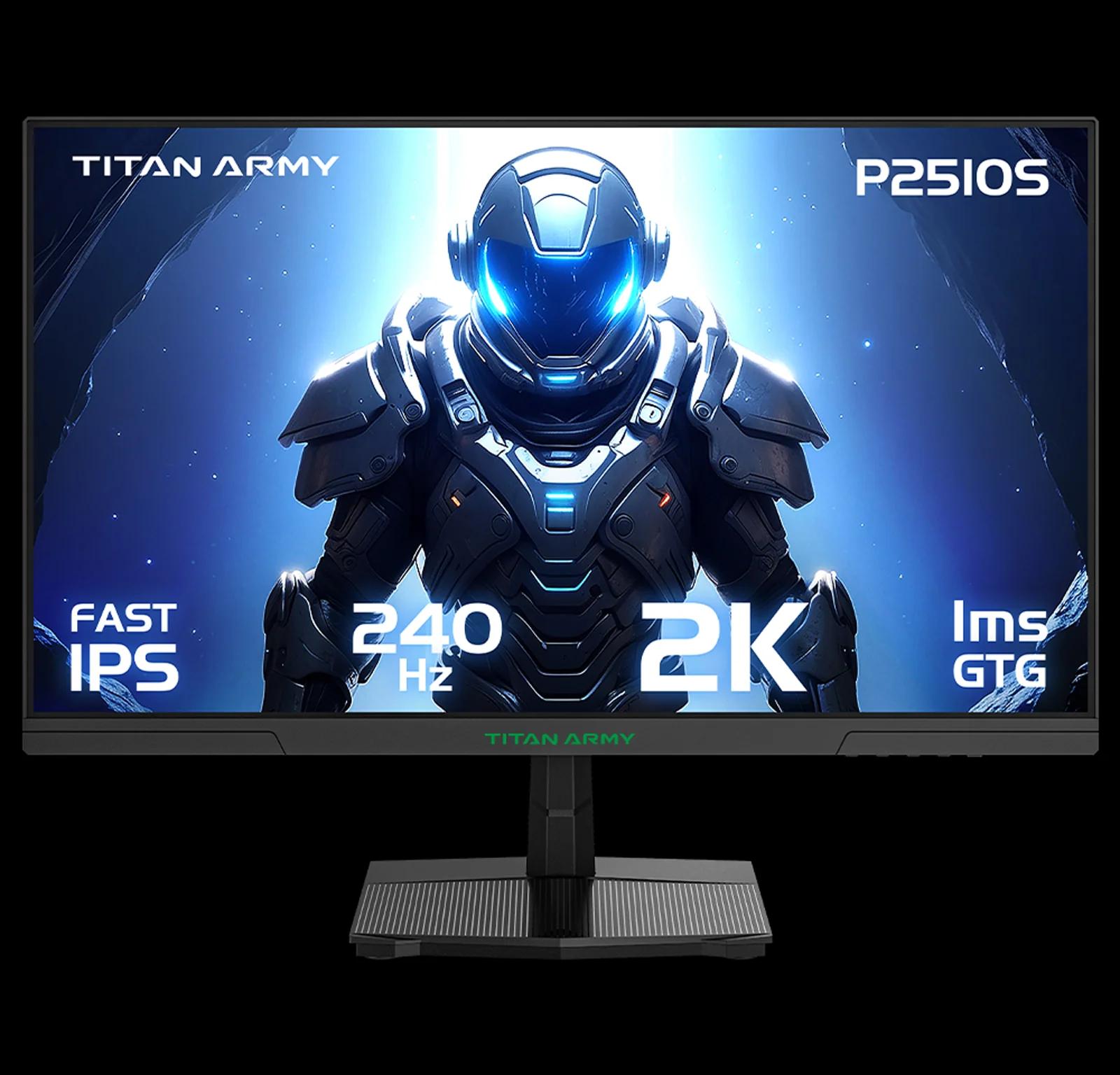 Titan Army 24.5in 1440p 240Hz LCD gaming monitor (P2510S)