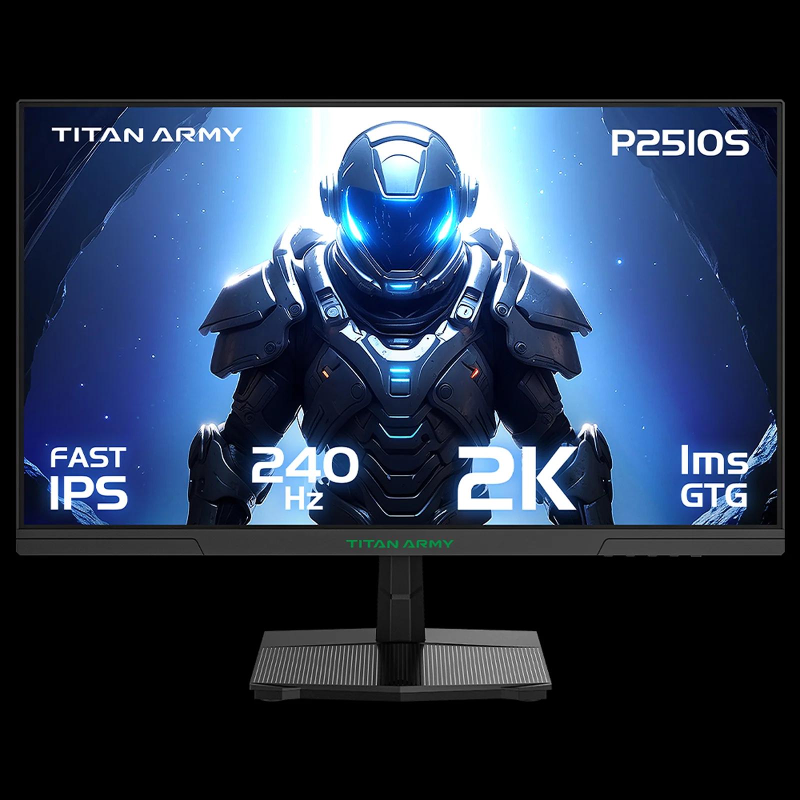 Titan Army 24.5in 1440p 240Hz LCD gaming monitor (P2510S)