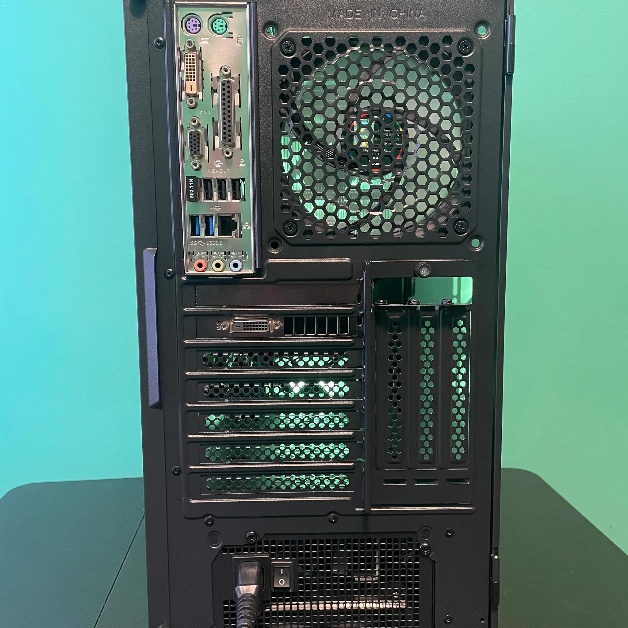 RGB Glass Gaming PC | Intel i5 / Amd RX470 / 8GB / 1.1TB Win 10 Pro WiFi