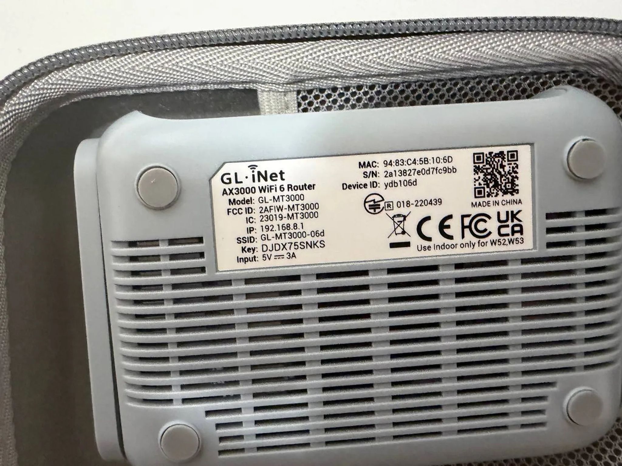 GL.iNet Beryl AX (GL-MT3000) Travel Router