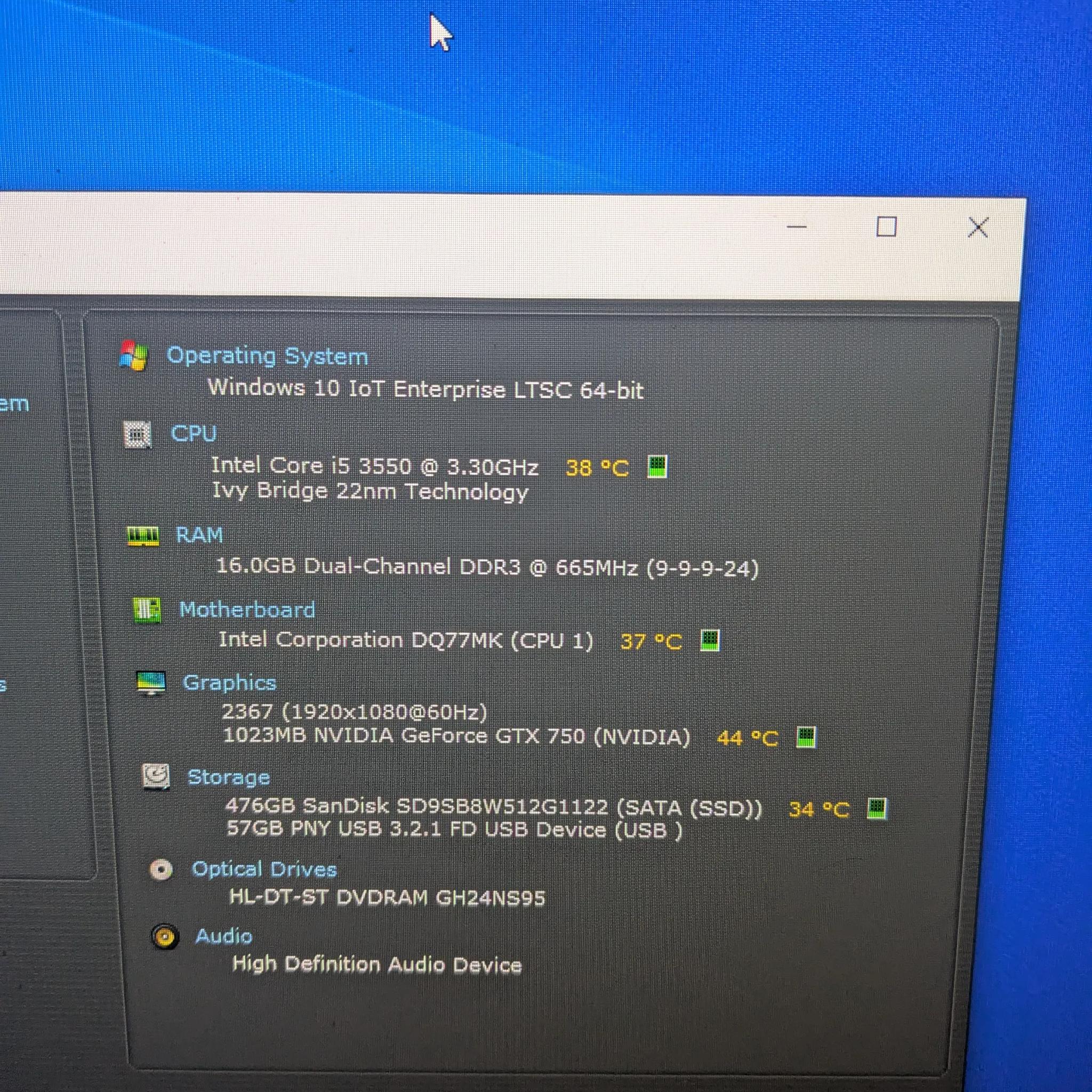 Minecraft/Roblox/Office Custom Tower | i5-3550, 16GB RAM, 480GB SSD, GTX 750, Win10, WiFi