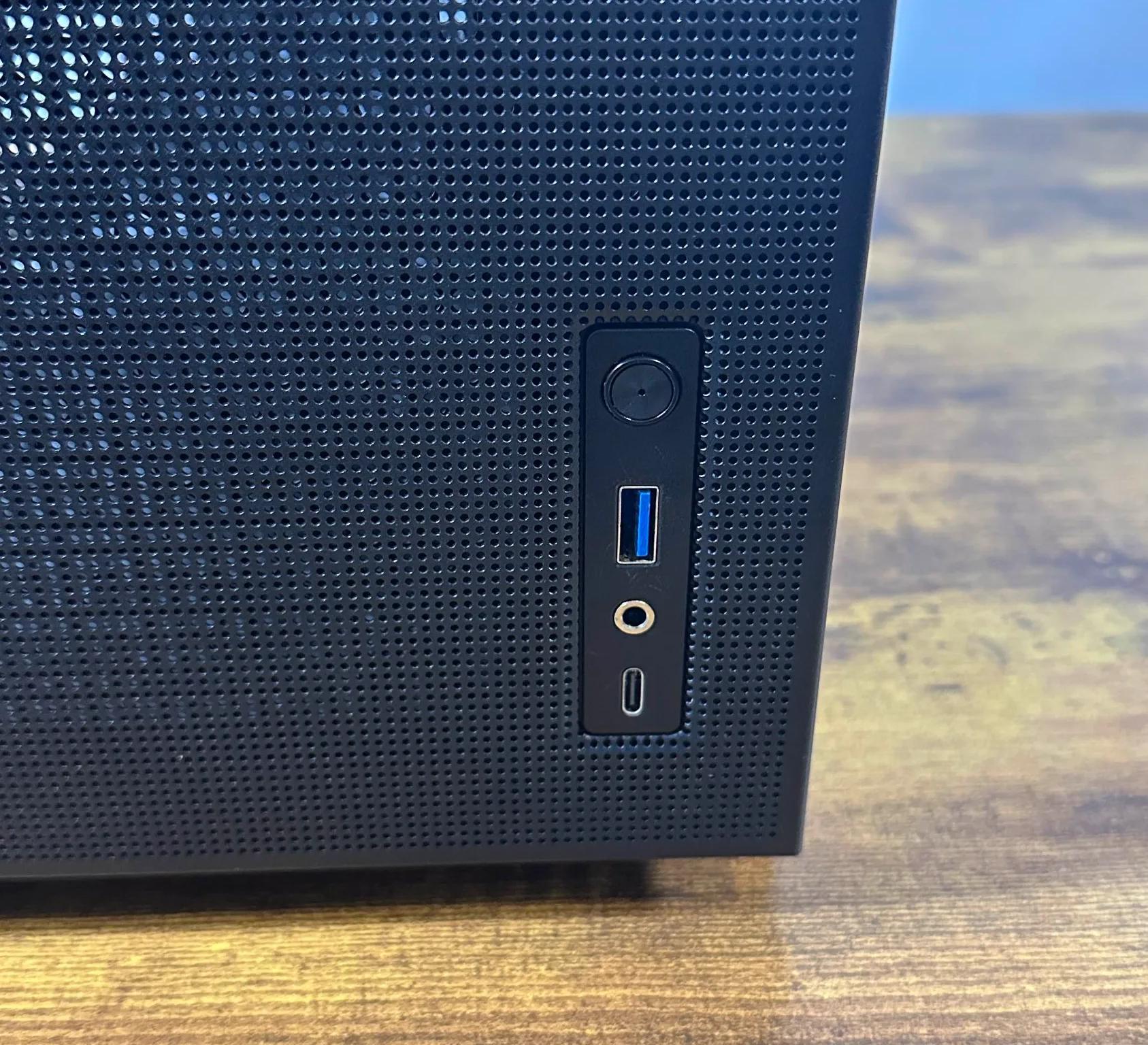 JONSBO D31 MESH SC BLACK Micro ATX Computer Case with LCD Display & 1x 120mm Fan