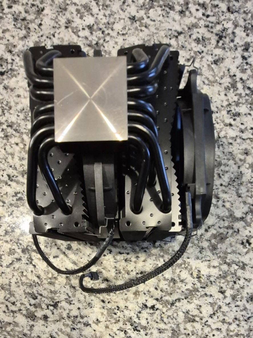 Pre-owned Be Quiet! Dark Rock Pro 4 CPU Air Cooler 250W TDP Dual Fan-Missing Backplate & Accessories