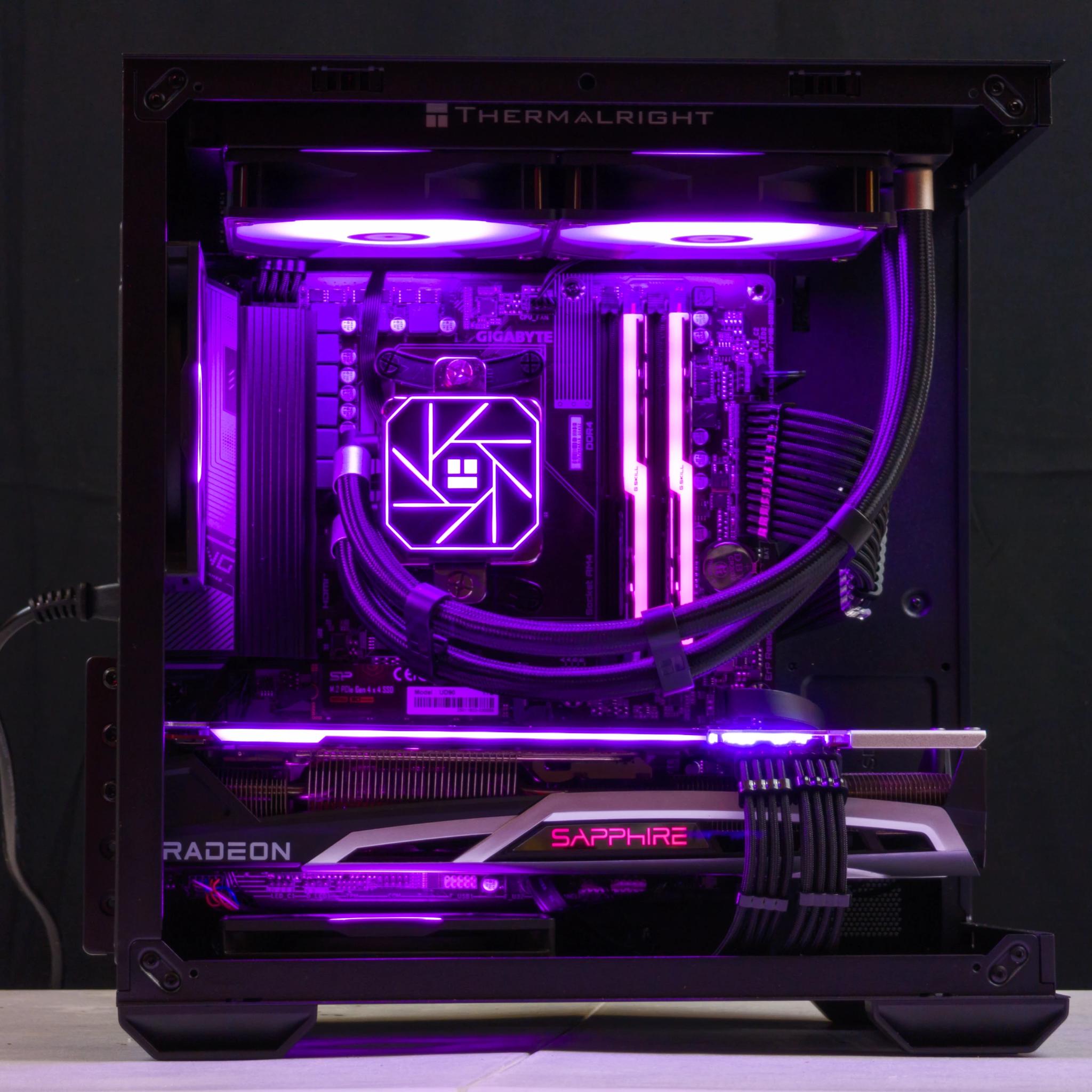 💜🖤 RX 6800 / Ryzen 7 5700X / 32GB Gaming PC 🖤💜