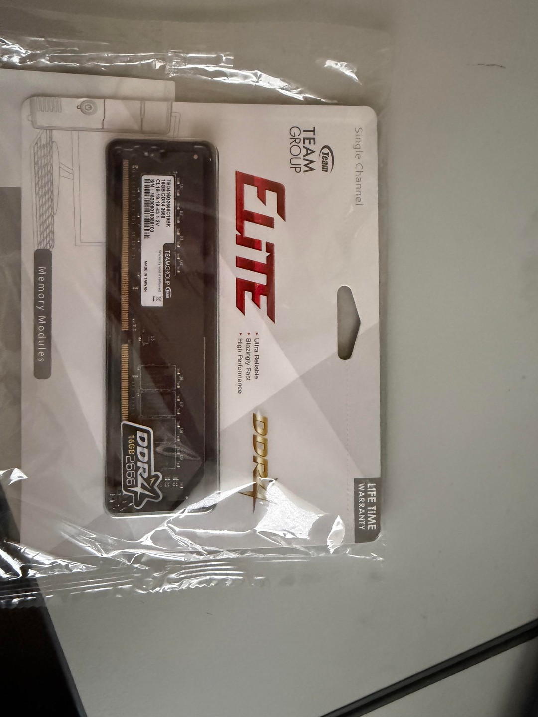 Teamgroup 16gb DDR4(2666mhz) single stick | Jawa
