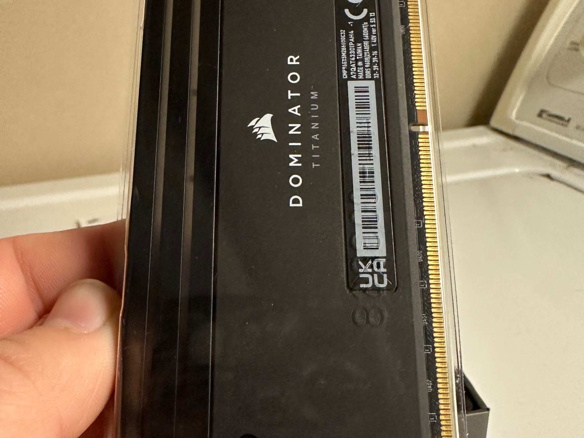 CORSAIR Dominator Titanium 96GB (2 x 48GB) DDR5 6600 (PC5 52800) CMP96GX5M2B6600C32