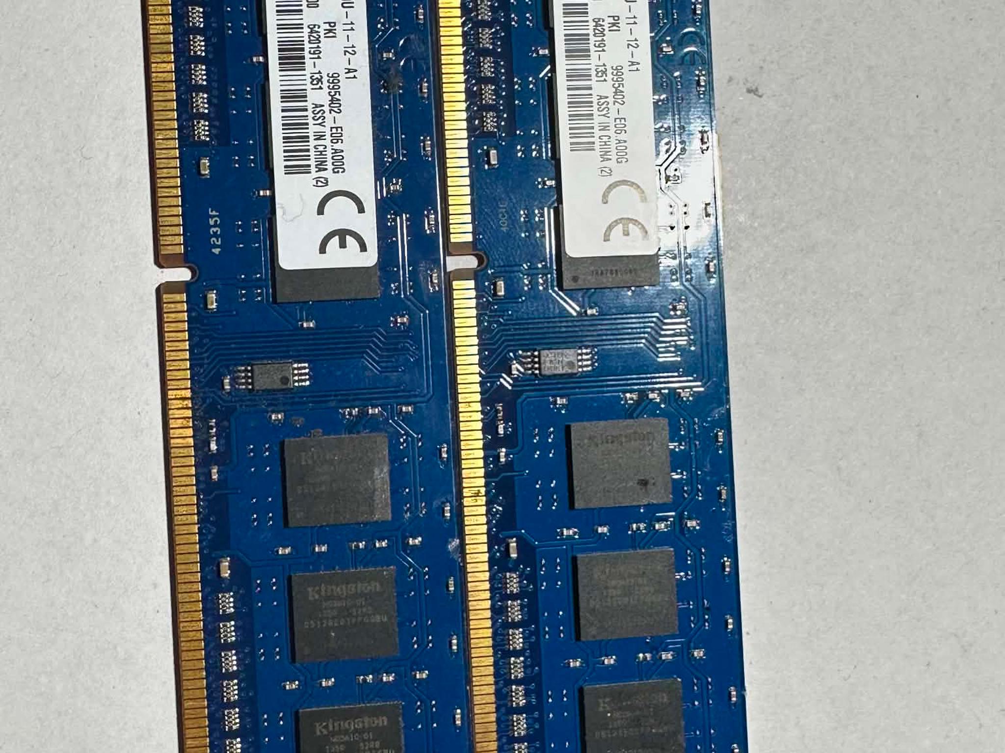 Kingston 8GB (2x4GB) DDR3L-1600 Desktop RAM – PC3L-12800U