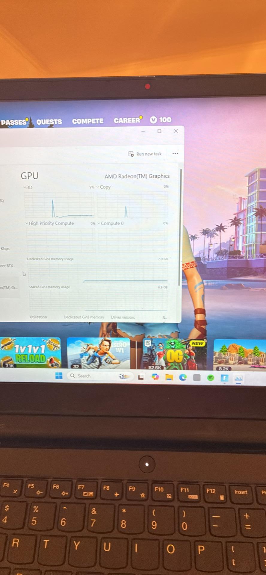 Gaming laptop