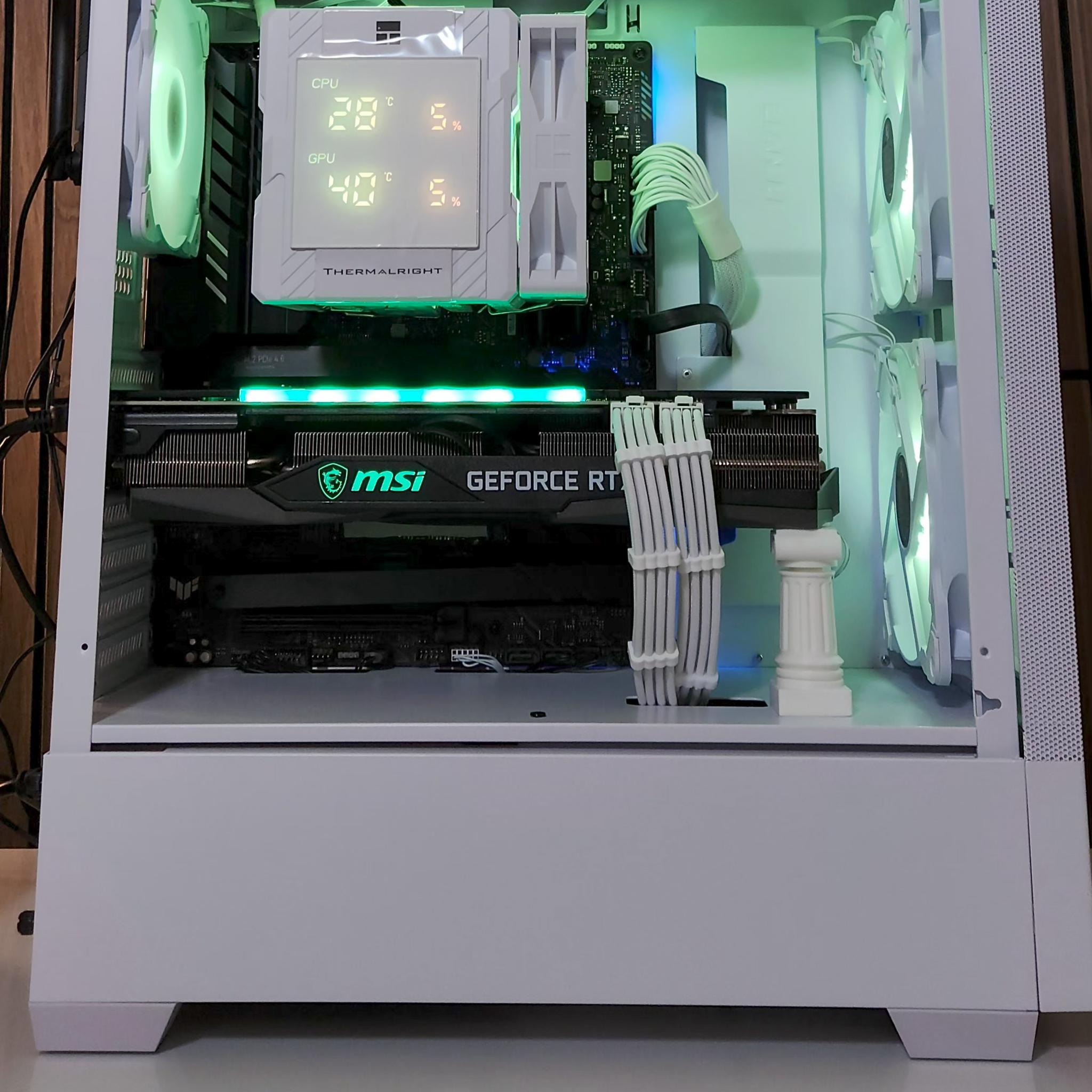 ⚪White PC🖥️ RTX 3070 8GB | i5 12600K | 16GB DDR4 | NVMe | Lian Li RGB | wifi/BT | Windows 11 1080p